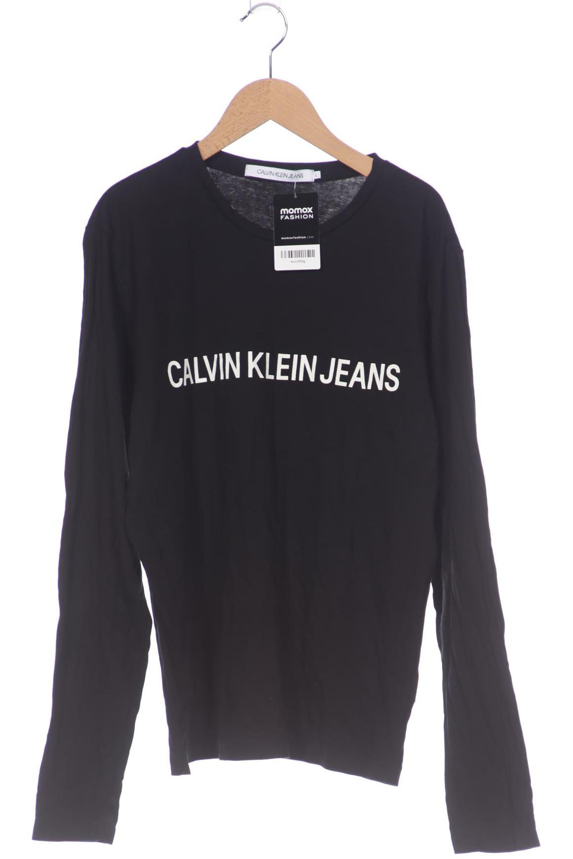 

Calvin Klein Jeans Herren Langarmshirt, schwarz, Gr. 52