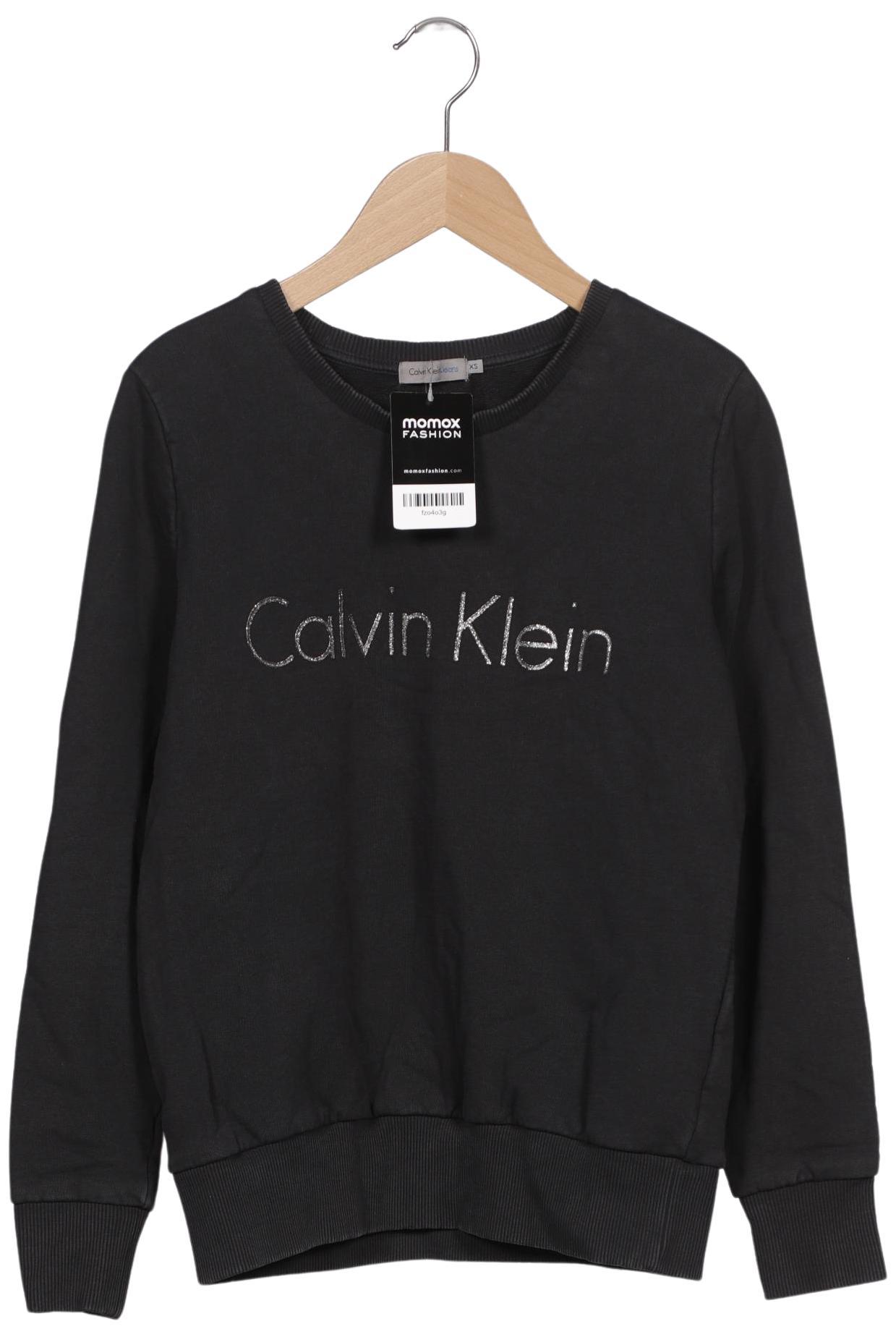 

Calvin Klein Jeans Damen Sweatshirt, schwarz, Gr. 34