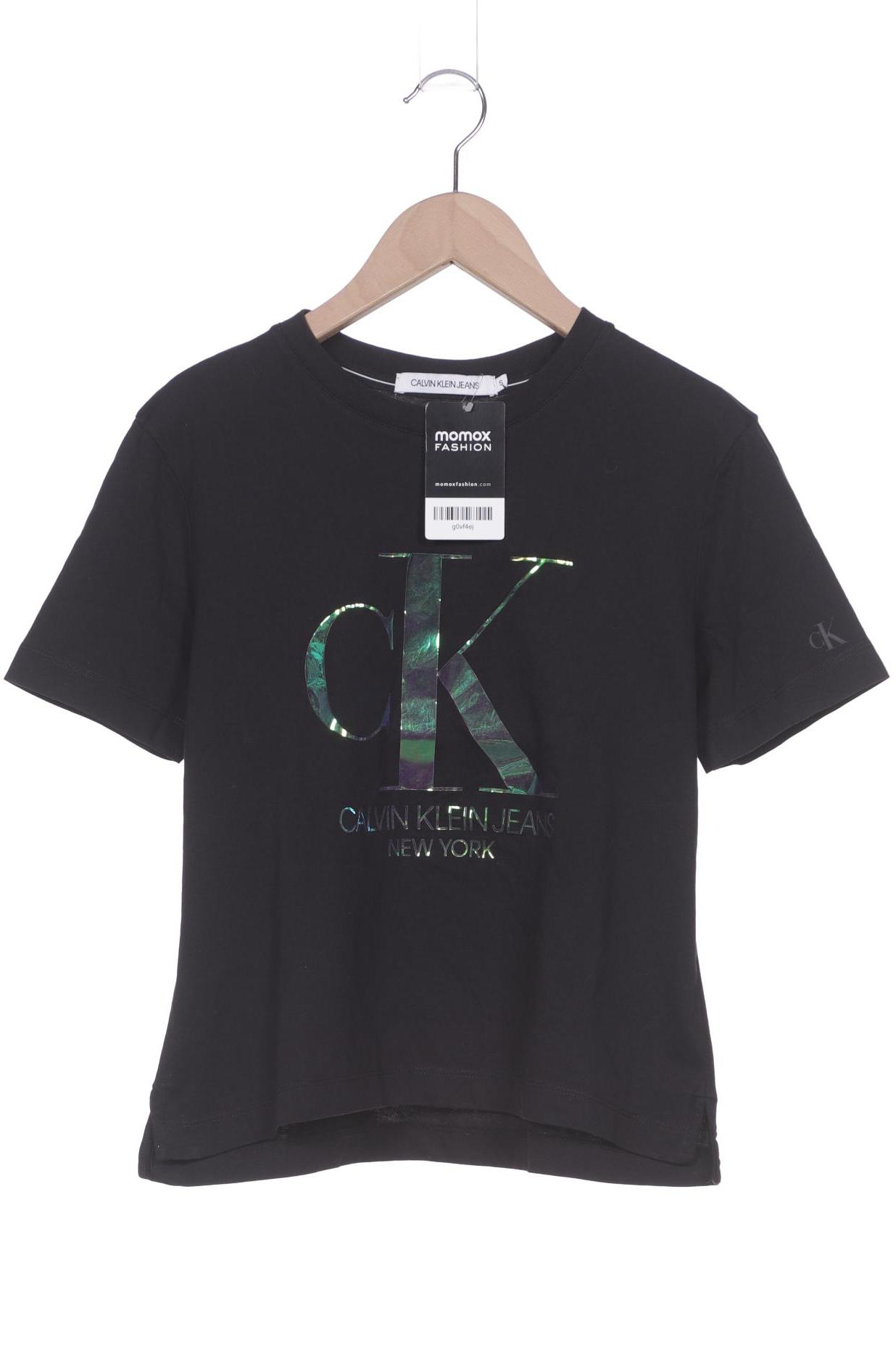 

Calvin Klein Jeans Damen T-Shirt, schwarz, Gr. 36