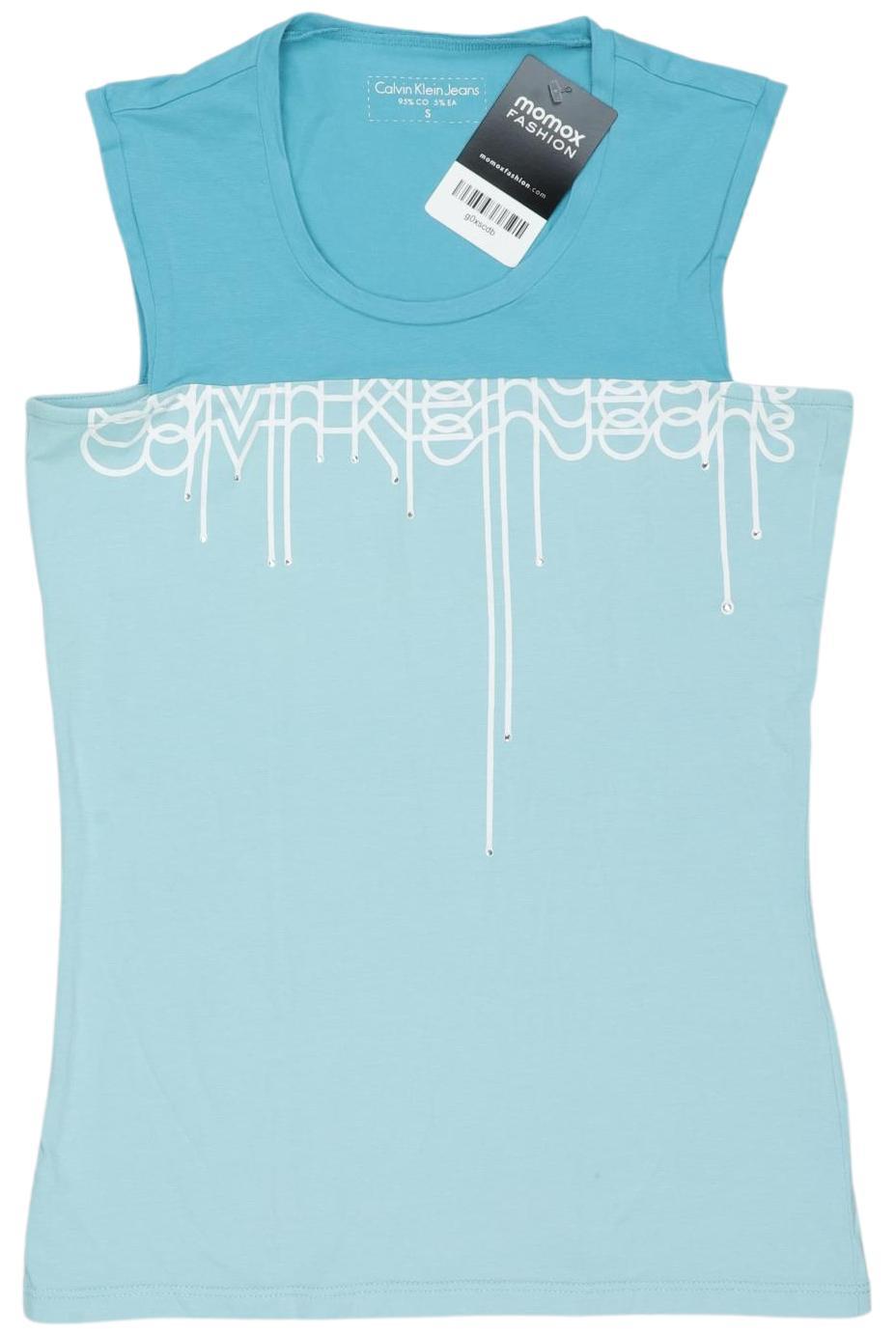 

Calvin Klein Jeans Damen Top, hellblau, Gr. 36