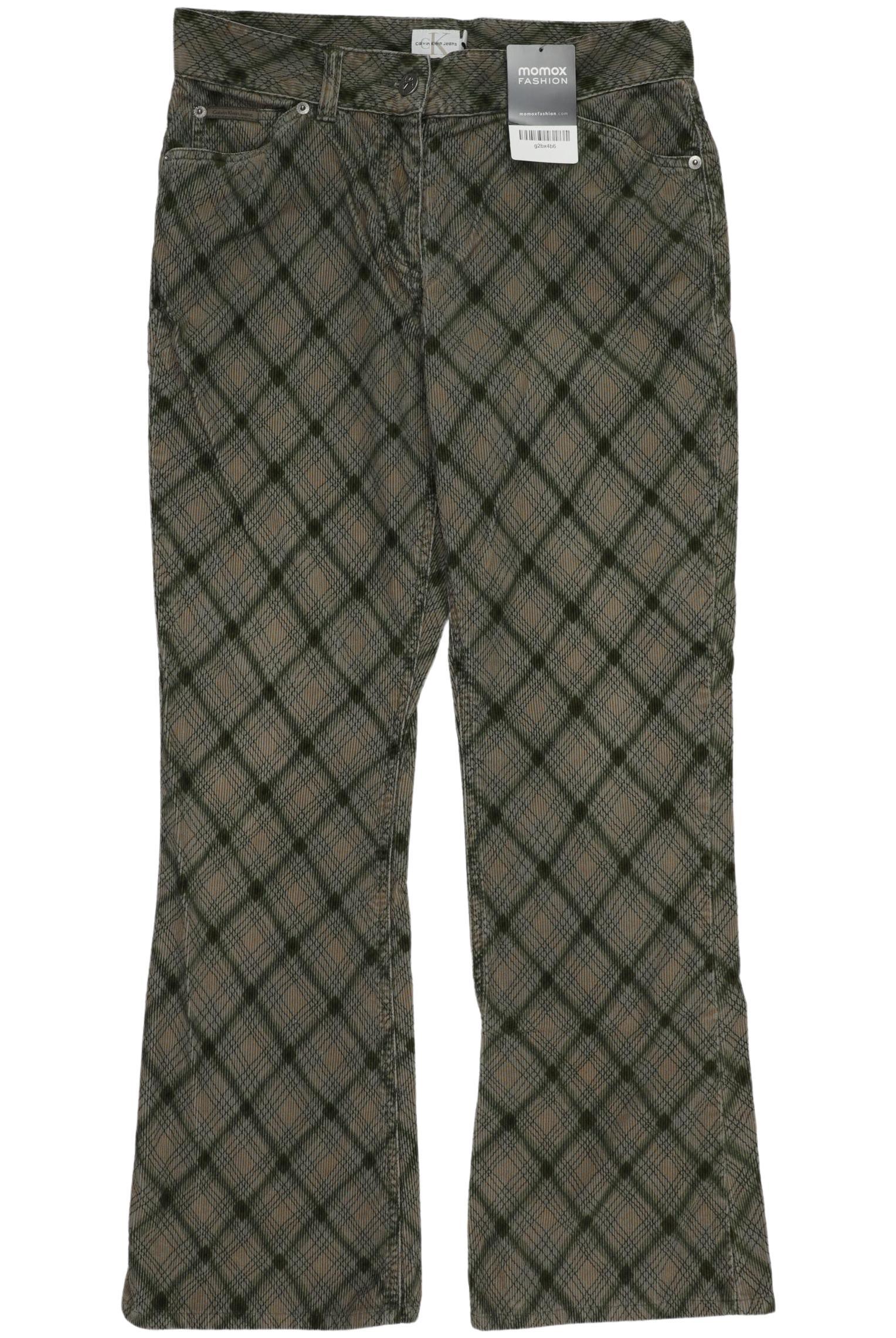 

Calvin Klein Jeans Damen Stoffhose, grün, Gr. 4