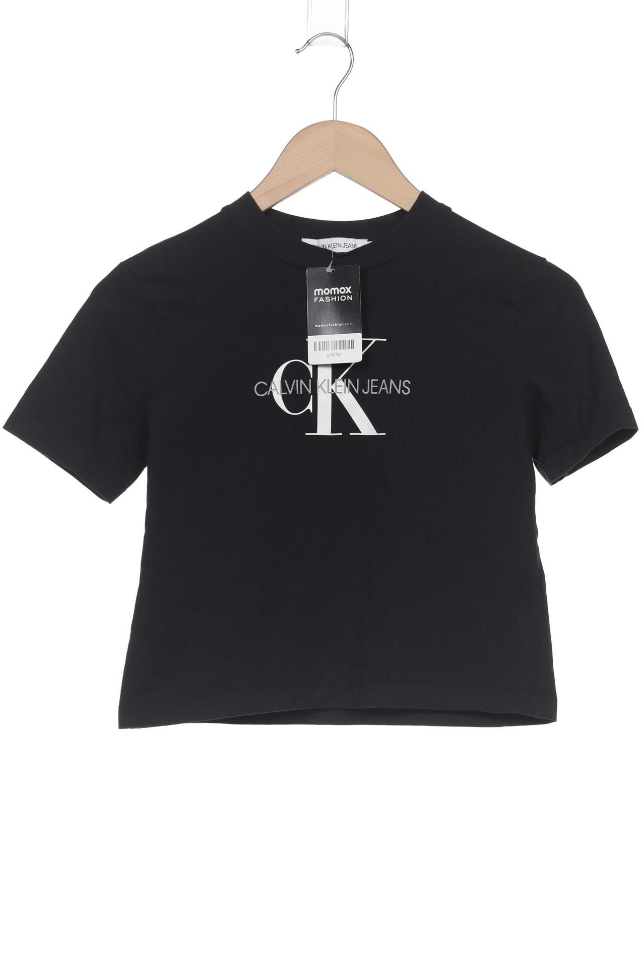 

Calvin Klein Jeans Damen T-Shirt, schwarz, Gr. 34