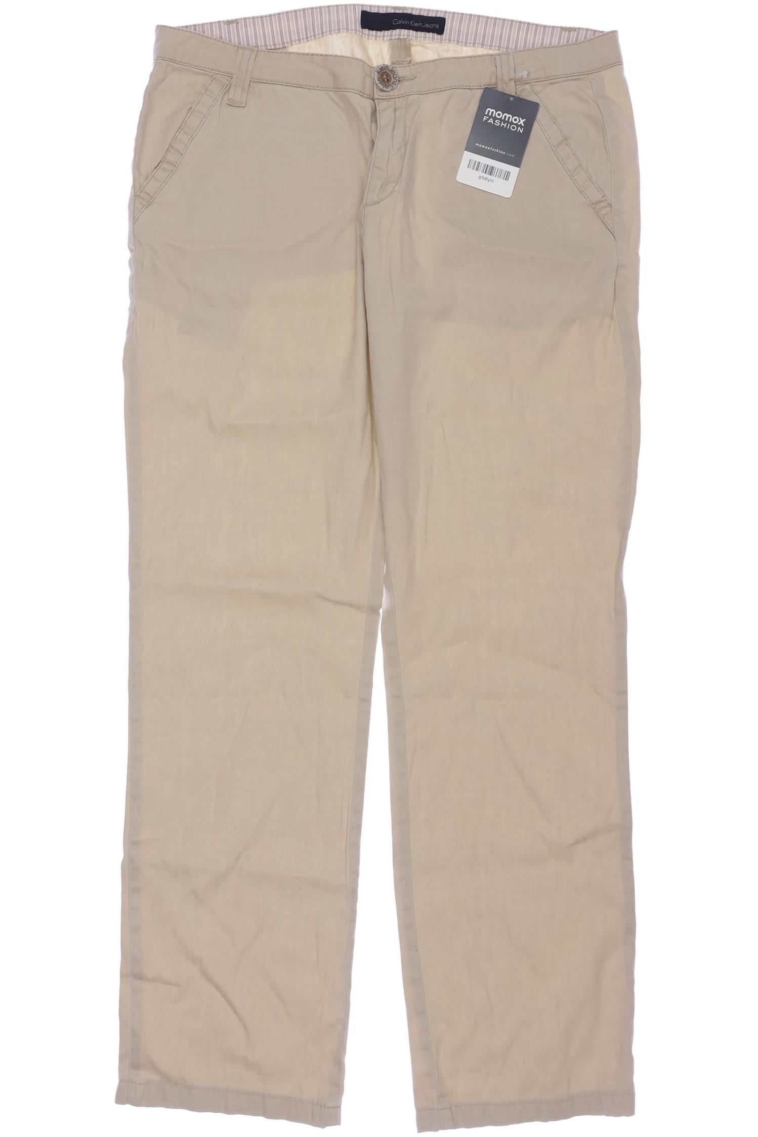 

Calvin Klein Jeans Damen Stoffhose, beige, Gr. 31