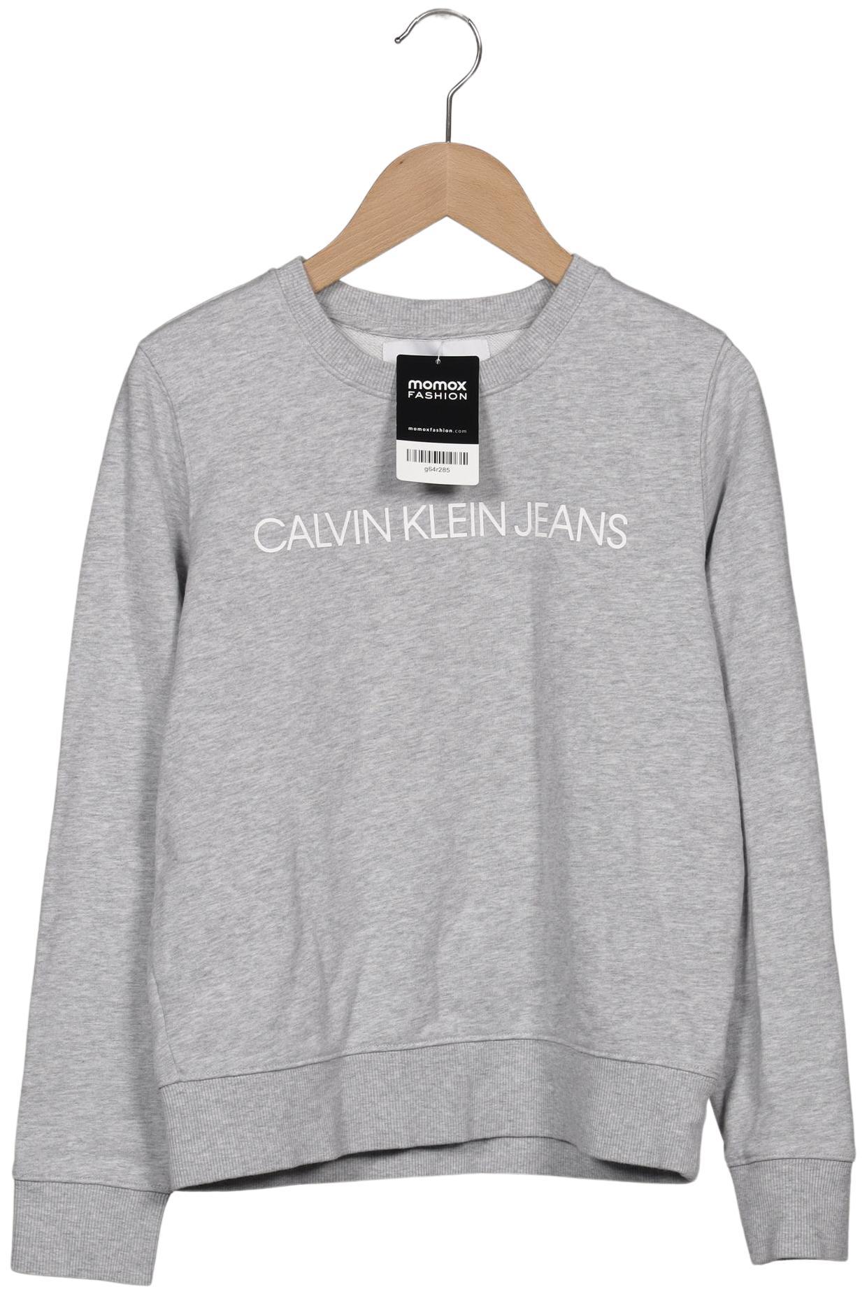 

Calvin Klein Jeans Damen Sweatshirt, grau, Gr. 34