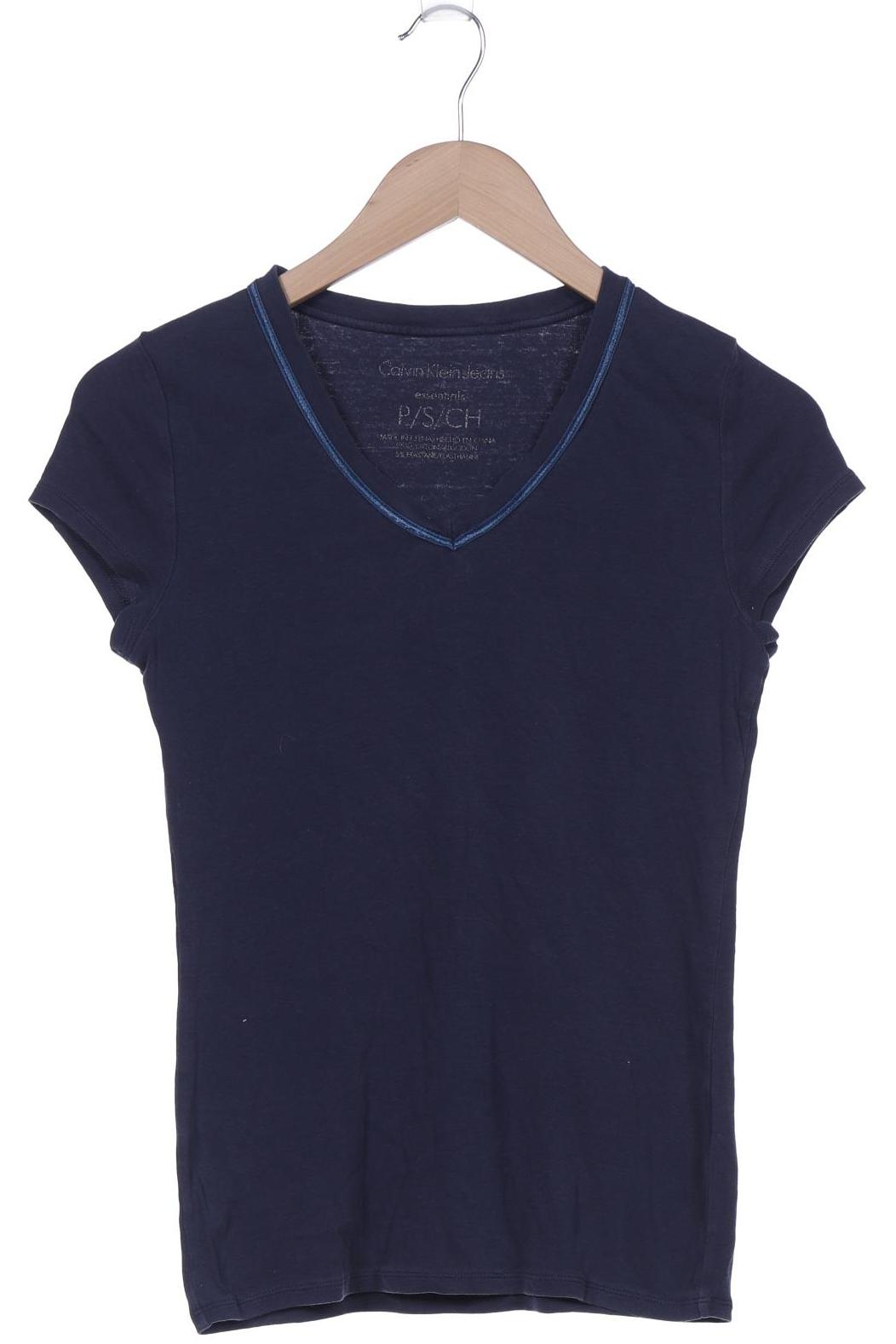 

Calvin Klein Jeans Damen T-Shirt, marineblau, Gr. 36