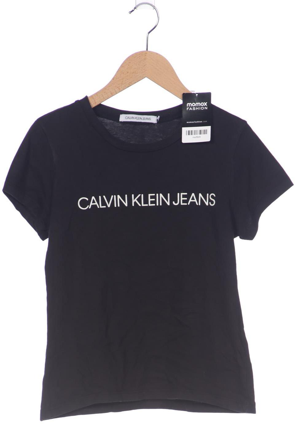

Calvin Klein Jeans Damen T-Shirt, schwarz, Gr. 36