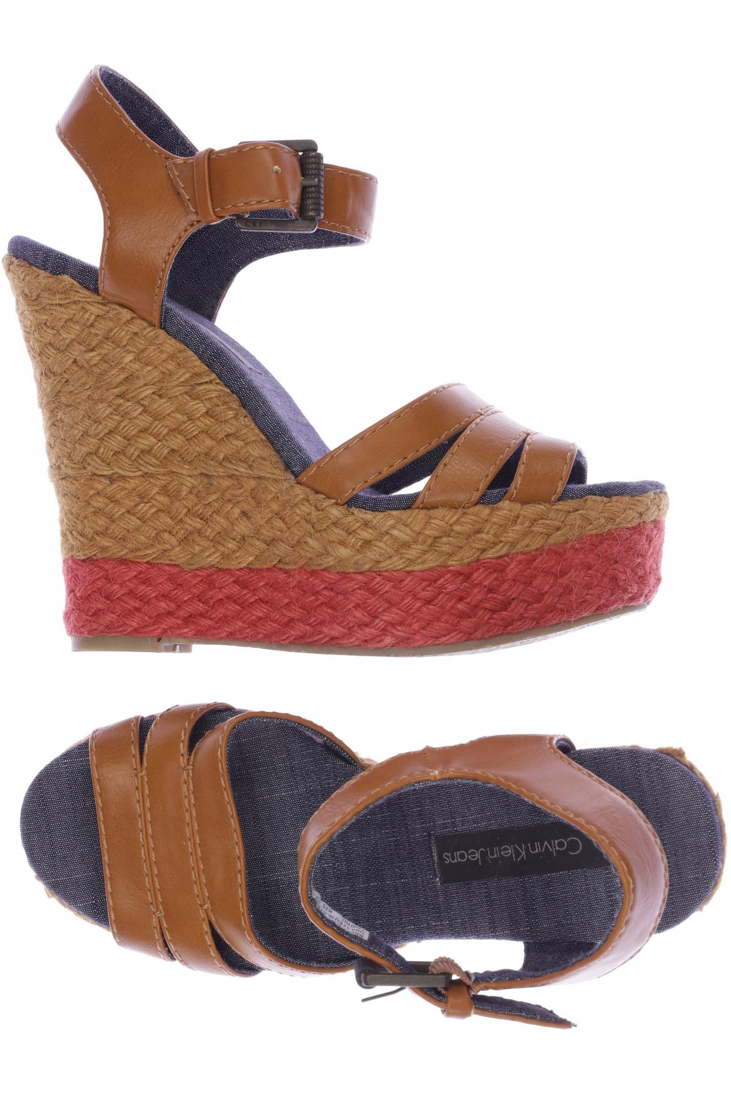

Calvin Klein Jeans Damen Sandale, braun
