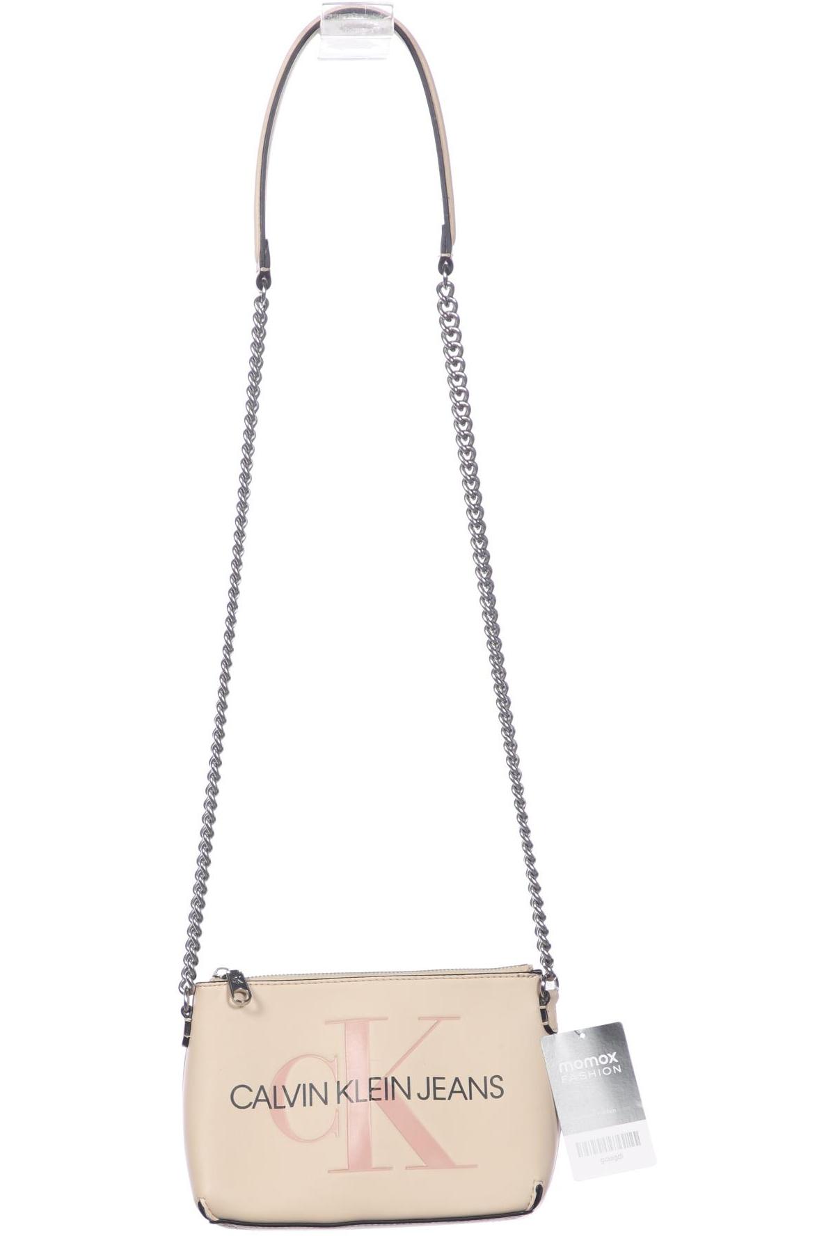 

Calvin Klein Jeans Damen Handtasche, cremeweiß, Gr.