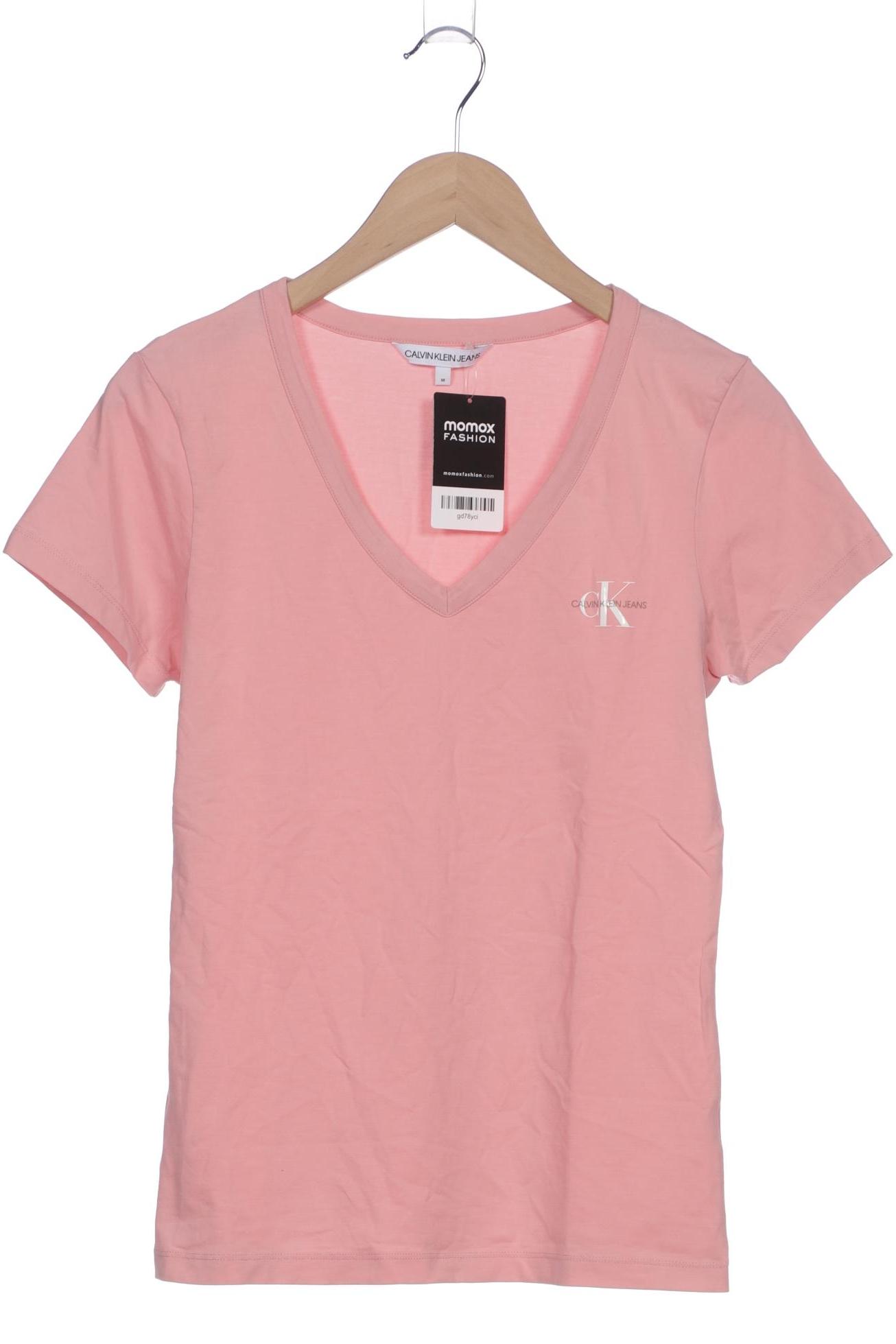 

Calvin Klein Jeans Damen T-Shirt, pink, Gr. 38