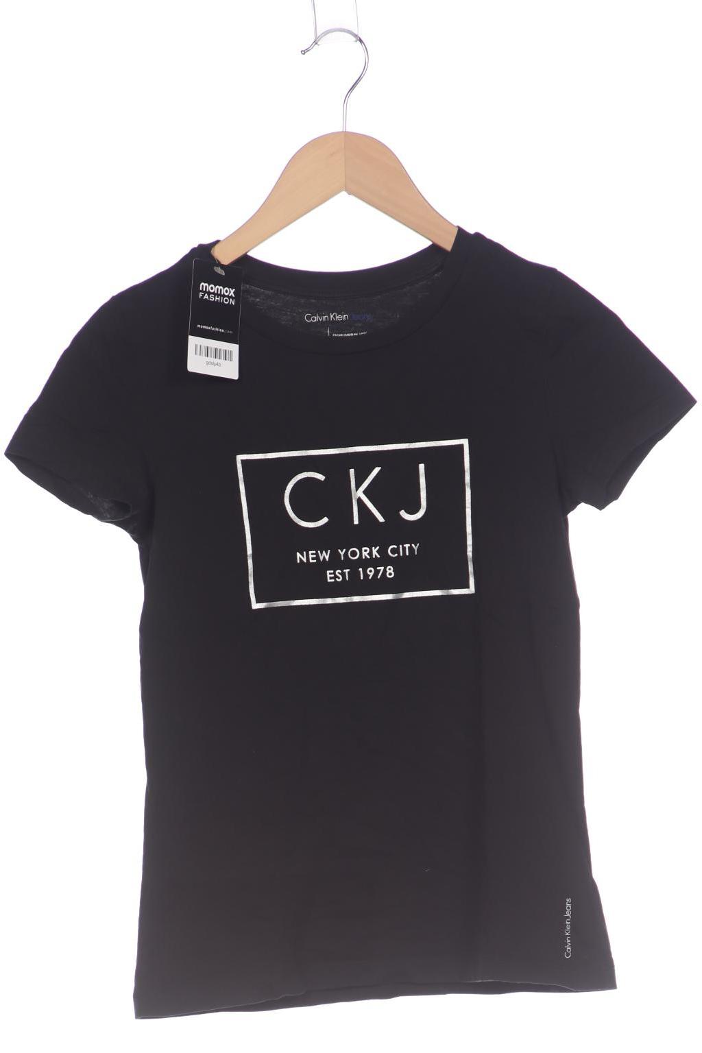 

Calvin Klein Jeans Damen T-Shirt, schwarz, Gr. 36