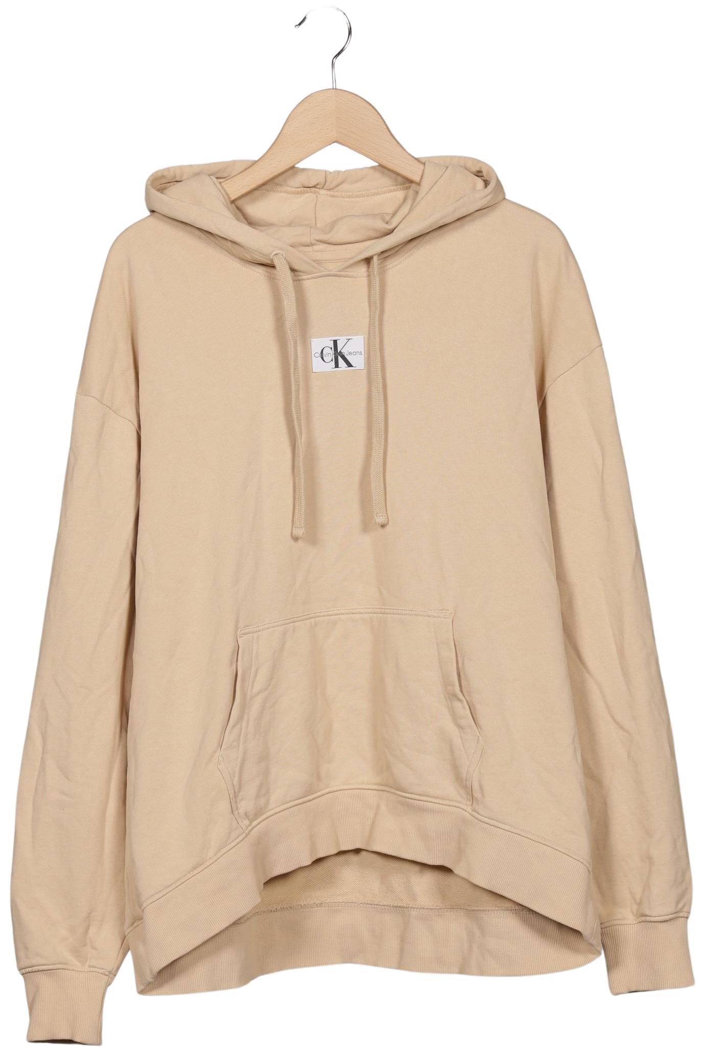 

Calvin Klein Jeans Damen Kapuzenpullover, beige, Gr. 44