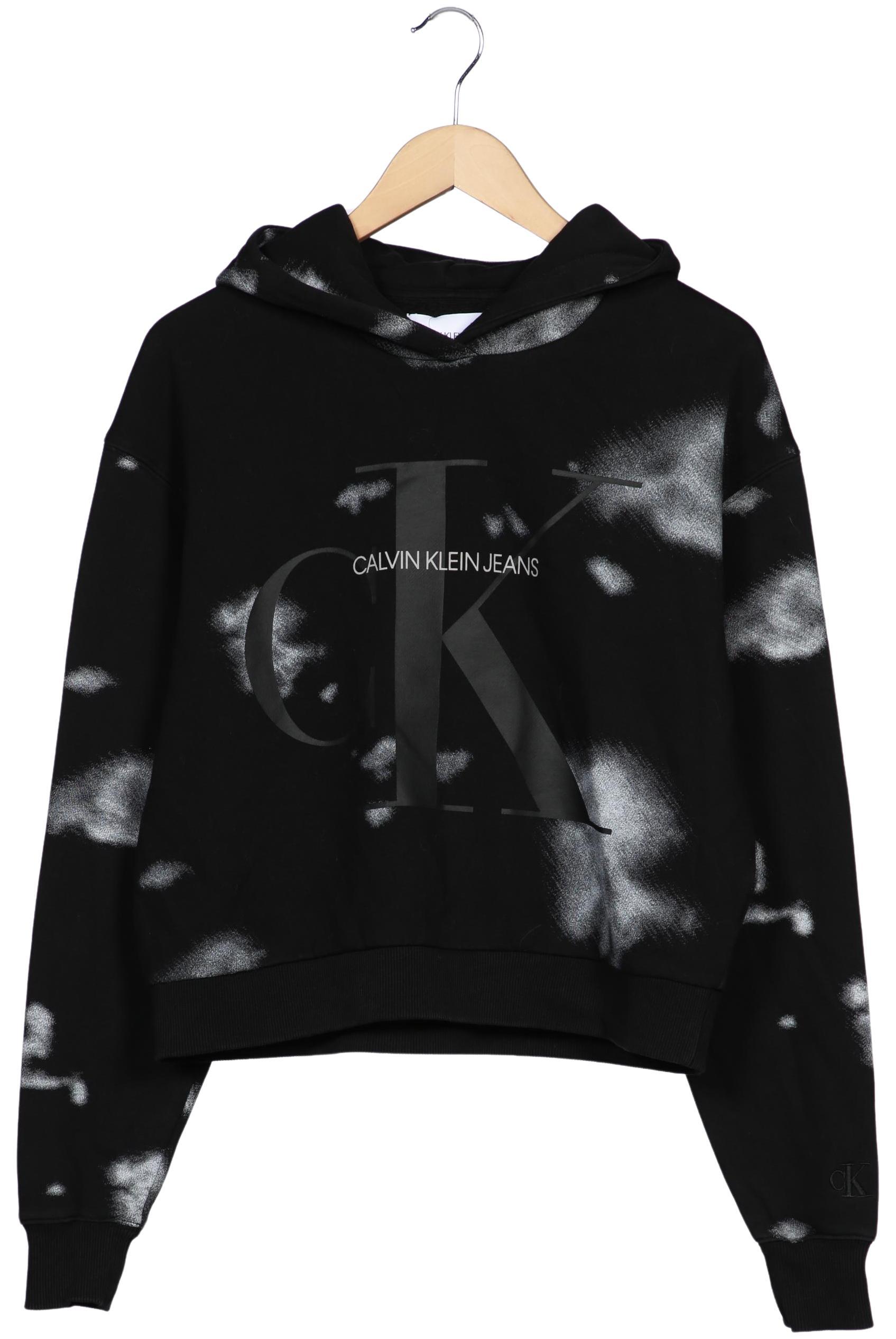 

Calvin Klein Jeans Damen Kapuzenpullover, schwarz, Gr. 38