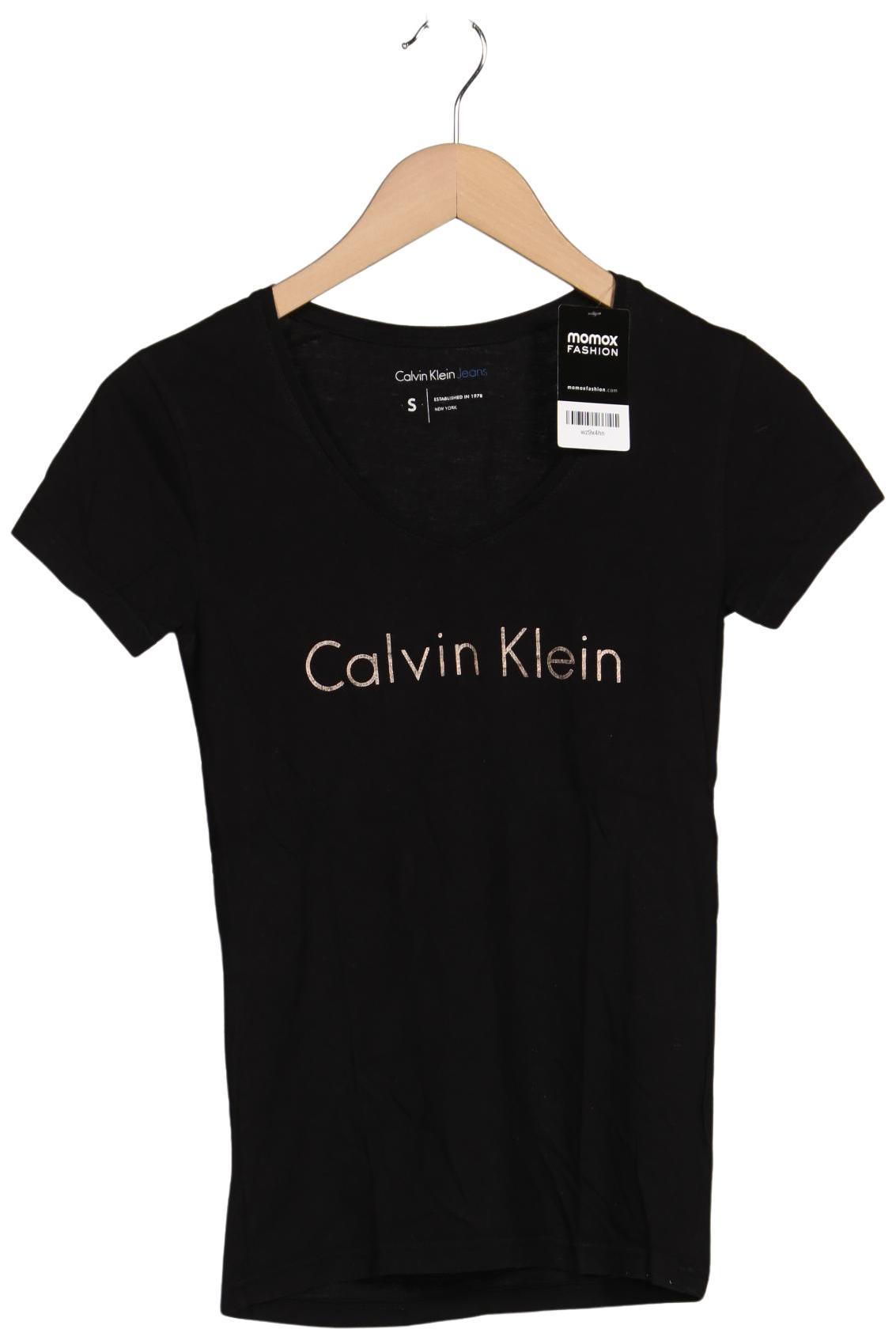 

Calvin Klein Jeans Damen T-Shirt, schwarz, Gr. 36