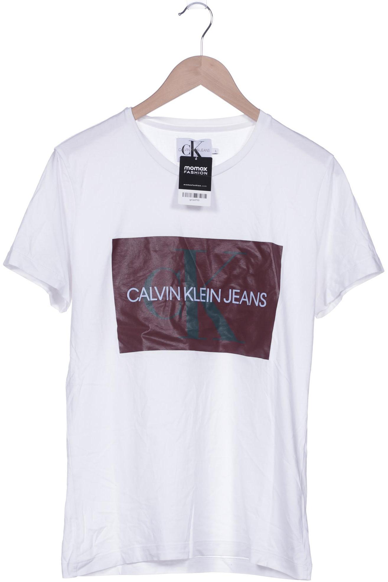 

Calvin Klein Jeans Herren T-Shirt, weiß