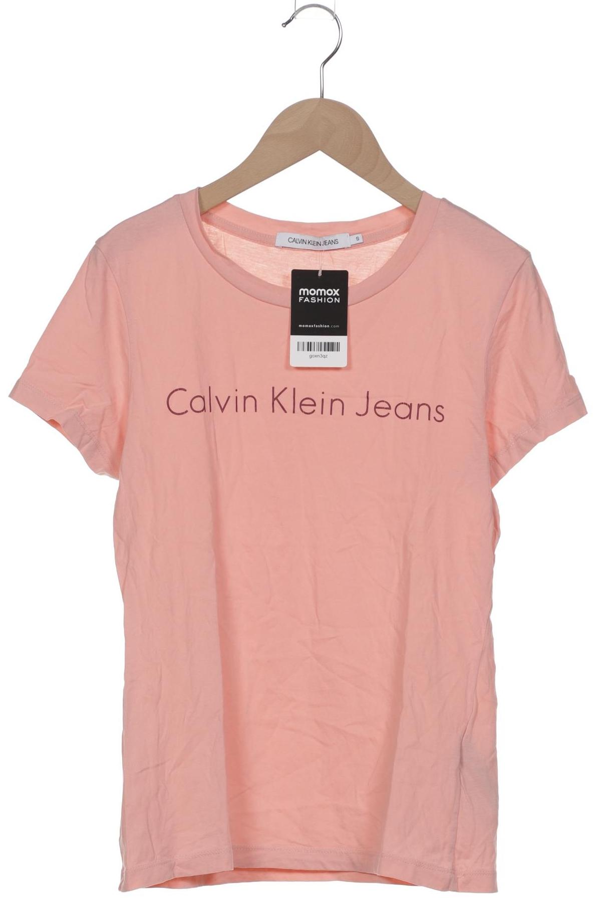 

Calvin Klein Jeans Damen T-Shirt, pink, Gr. 36