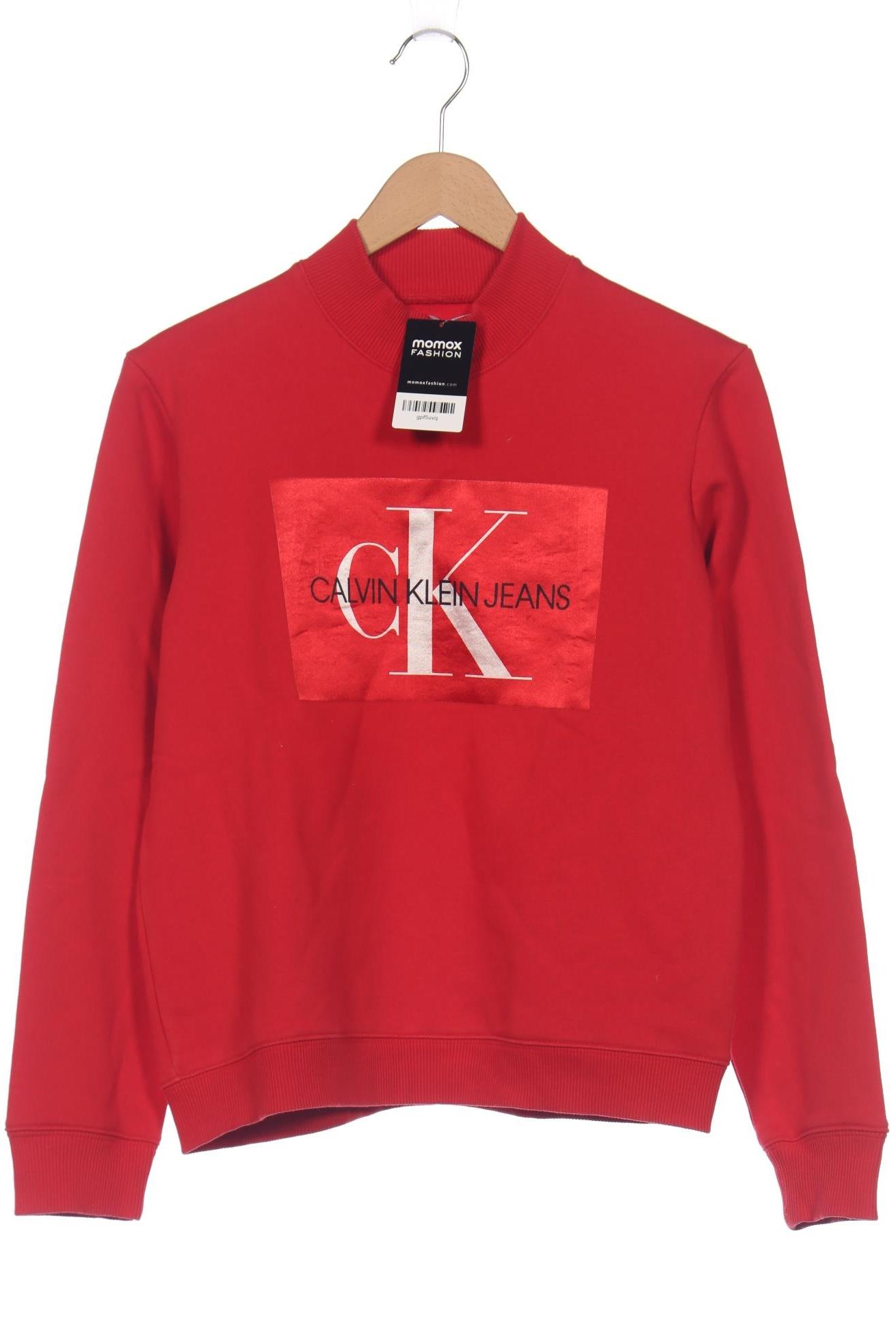 

Calvin Klein Jeans Damen Sweatshirt, rot, Gr. 38