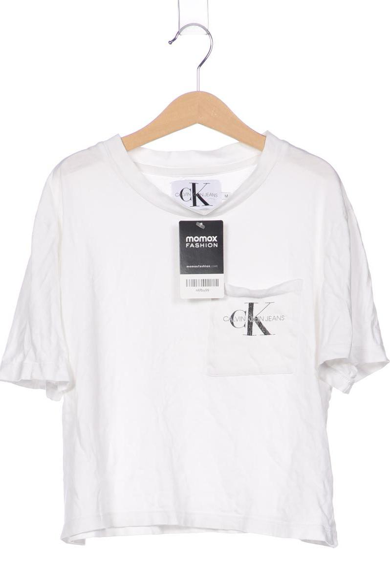 

Calvin Klein Jeans Damen T-Shirt, weiß, Gr. 38