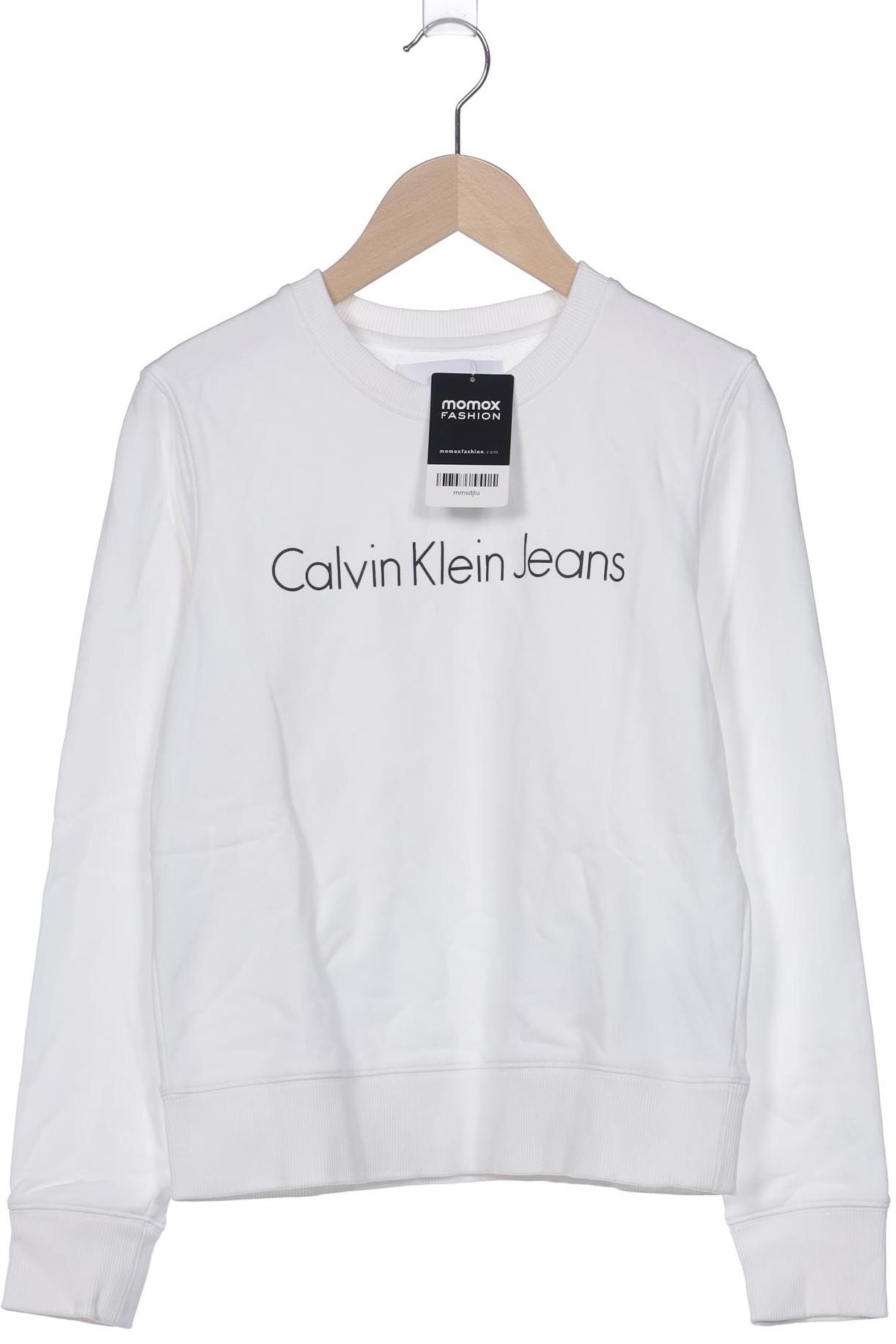 

Calvin Klein Jeans Damen Sweatshirt, weiß, Gr. 34