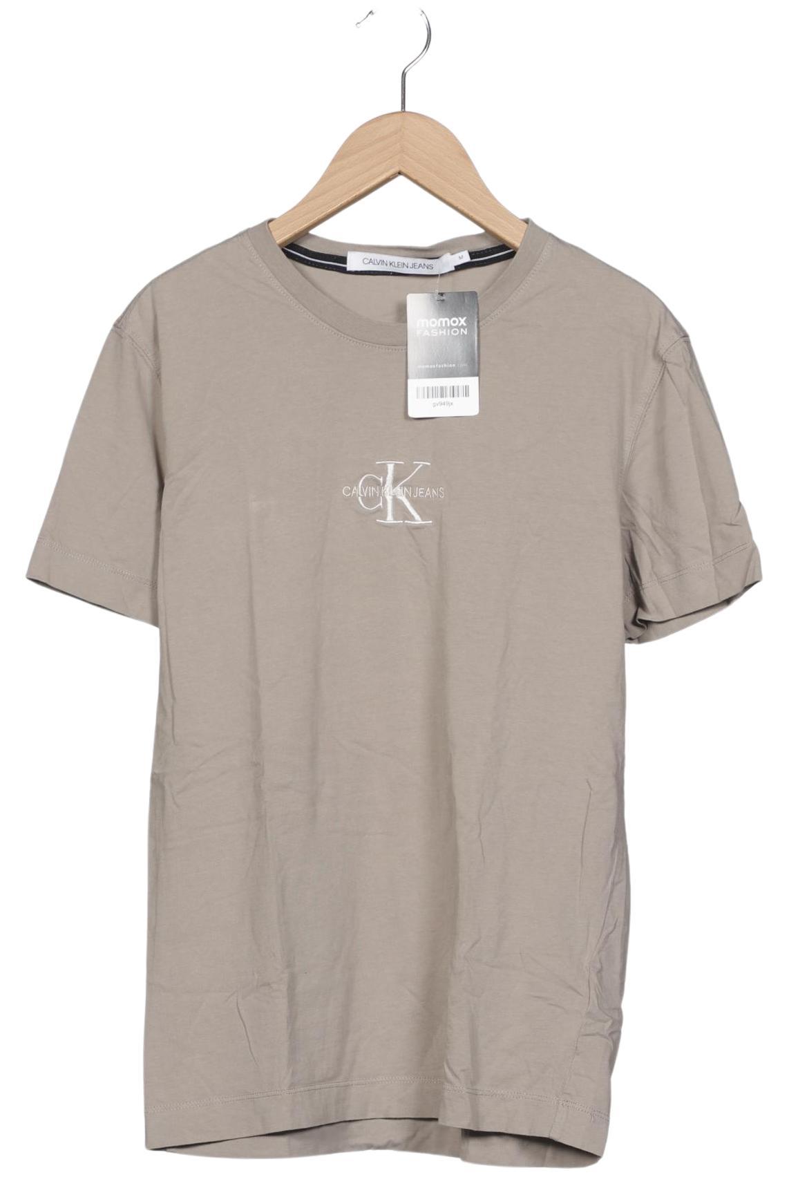 

Calvin Klein Jeans Damen T-Shirt, beige, Gr. 38