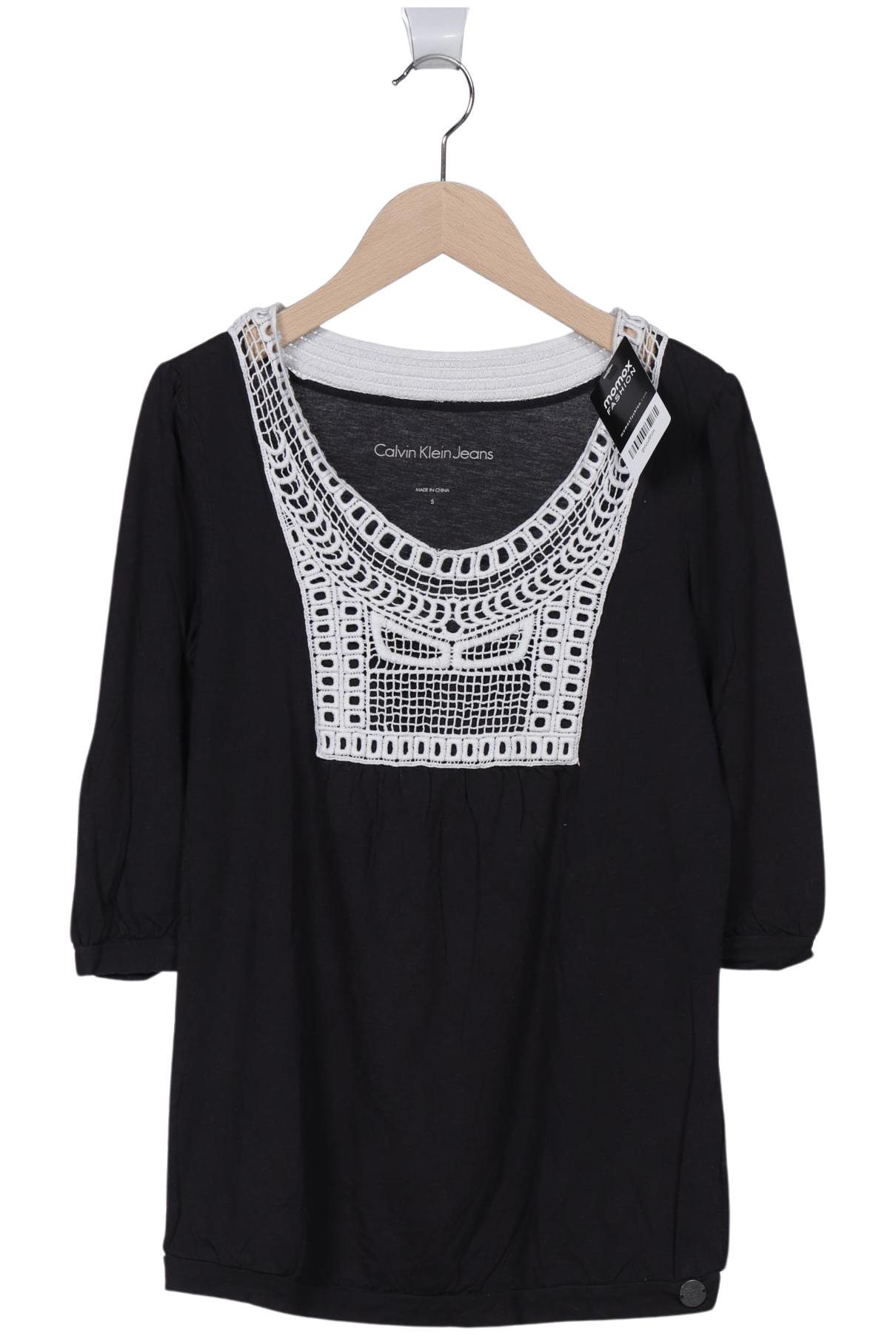 

Calvin Klein Jeans Damen Langarmshirt, mehrfarbig, Gr. 36