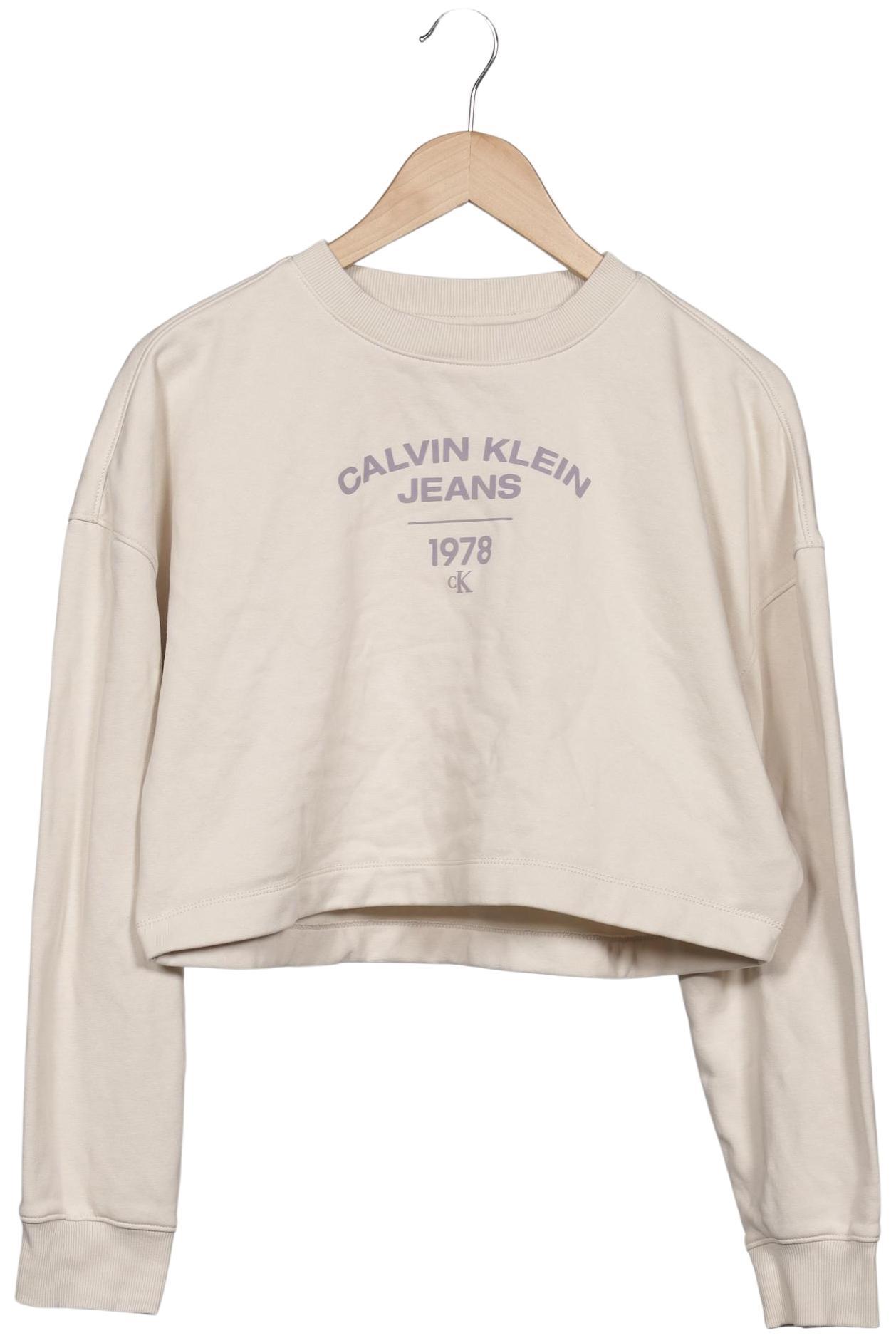 

Calvin Klein Jeans Damen Sweatshirt, cremeweiß, Gr. 42