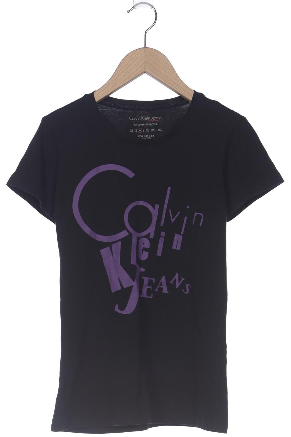 

Calvin Klein Jeans Damen T-Shirt, schwarz, Gr. 38