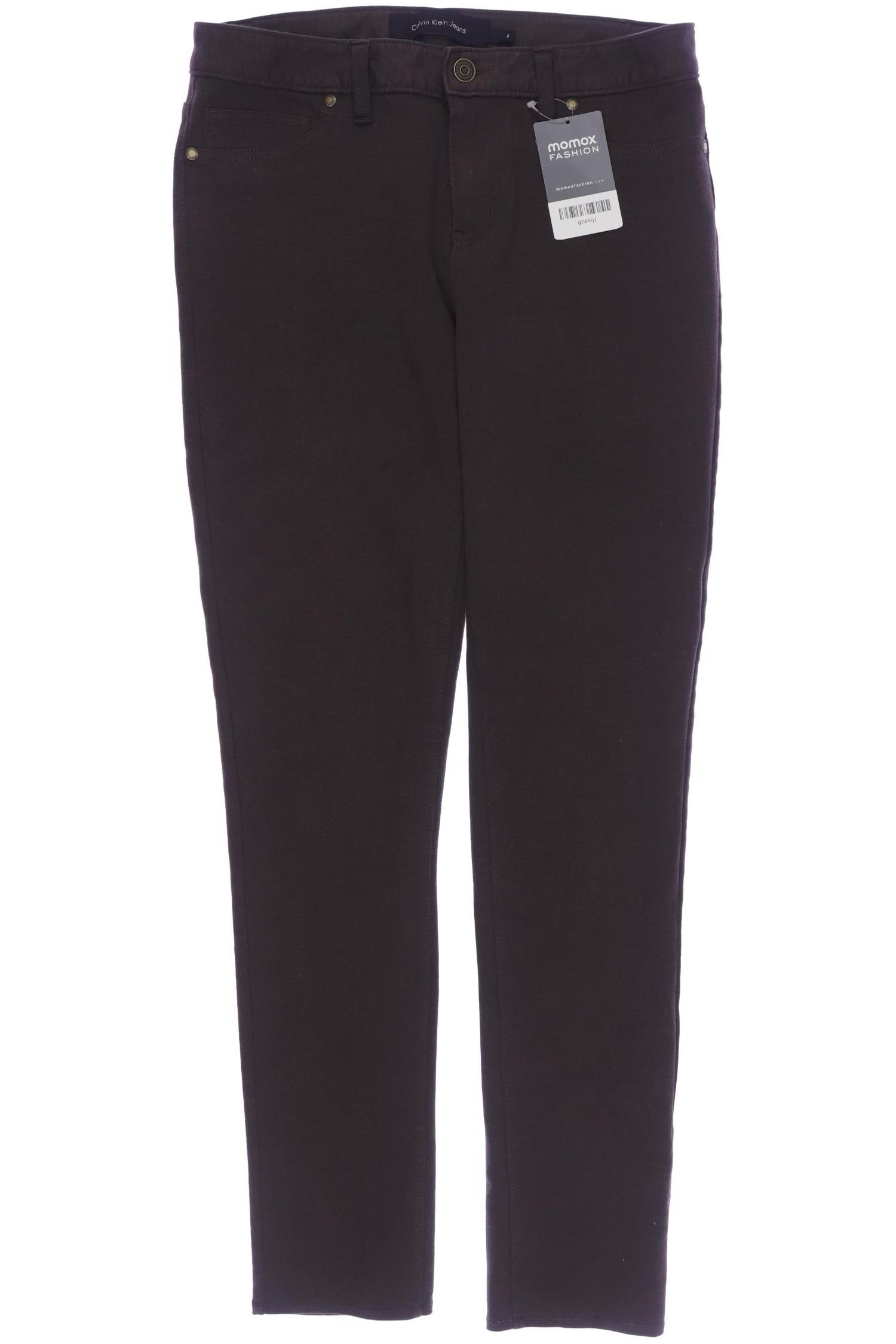 

Calvin Klein Jeans Damen Stoffhose, braun, Gr. 6