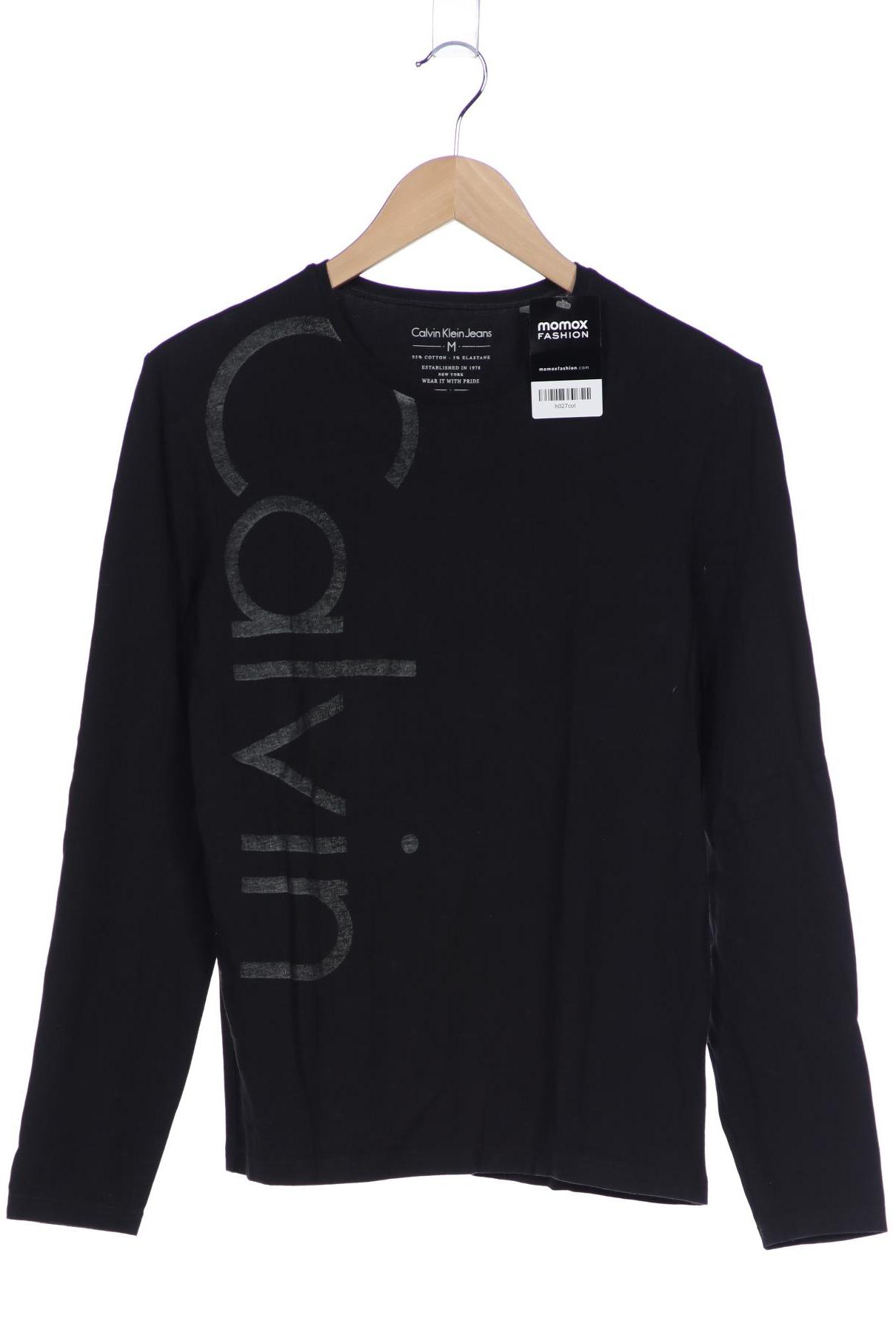 

Calvin Klein Jeans Herren Langarmshirt, schwarz, Gr. 48