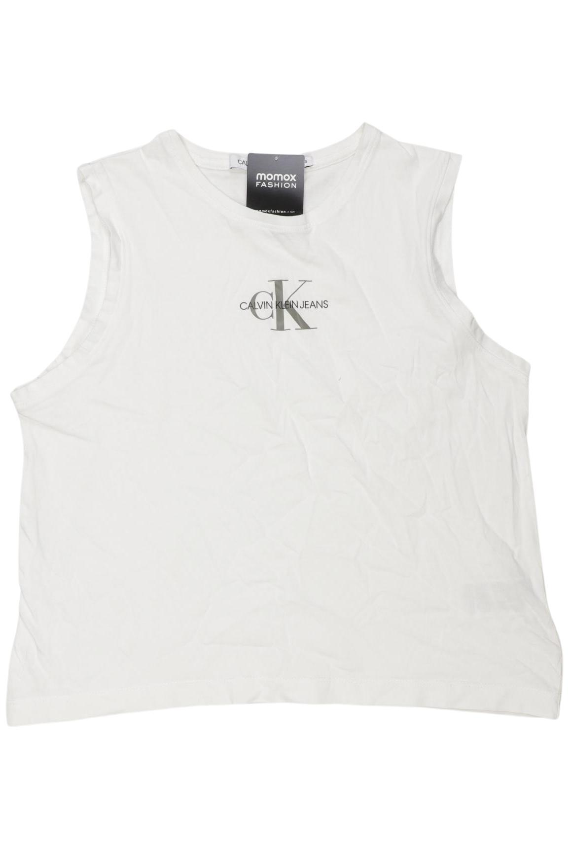 

Calvin Klein Jeans Damen Top, weiß, Gr. 36