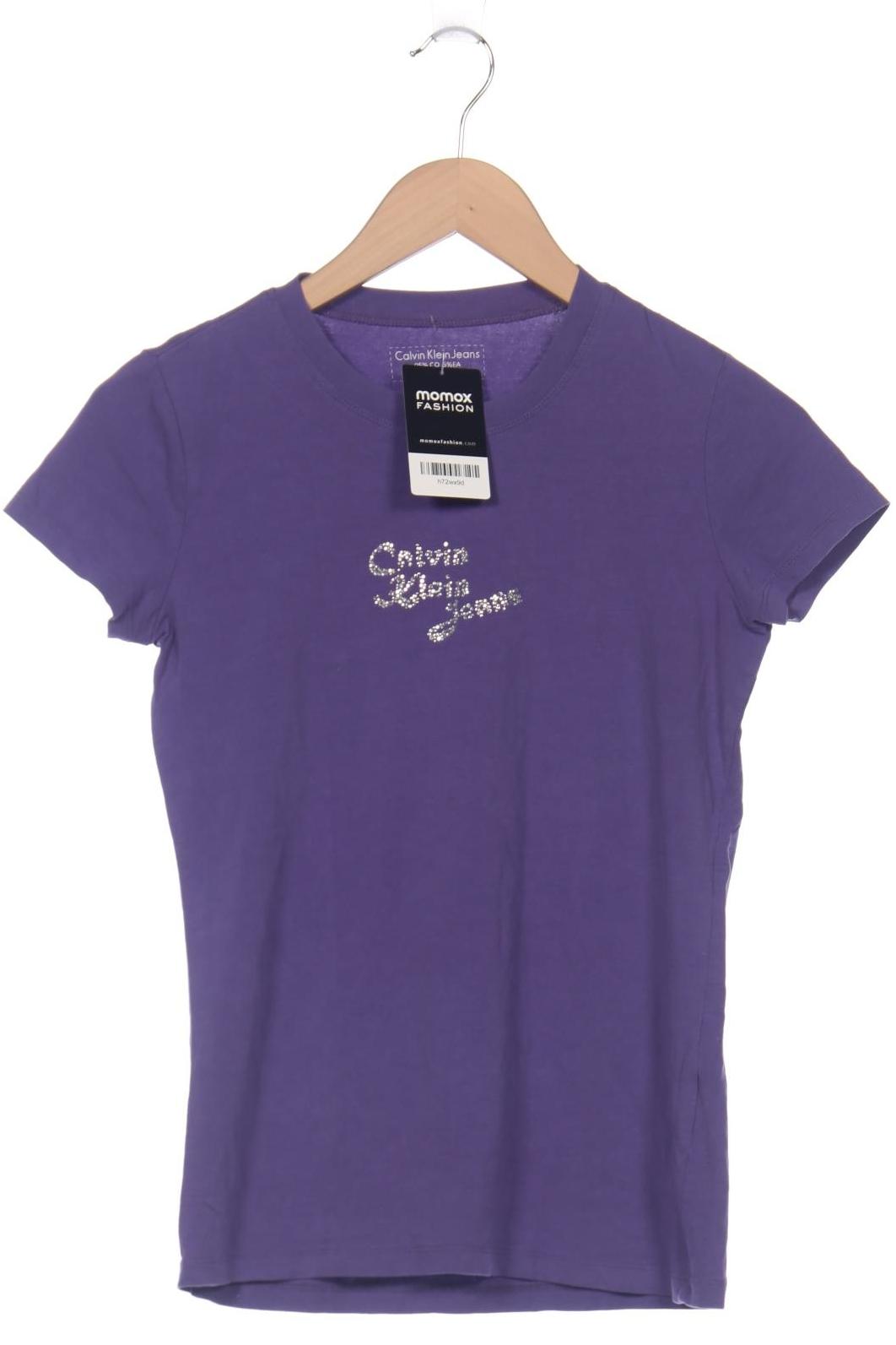 

Calvin Klein Jeans Damen T-Shirt, flieder, Gr. 42