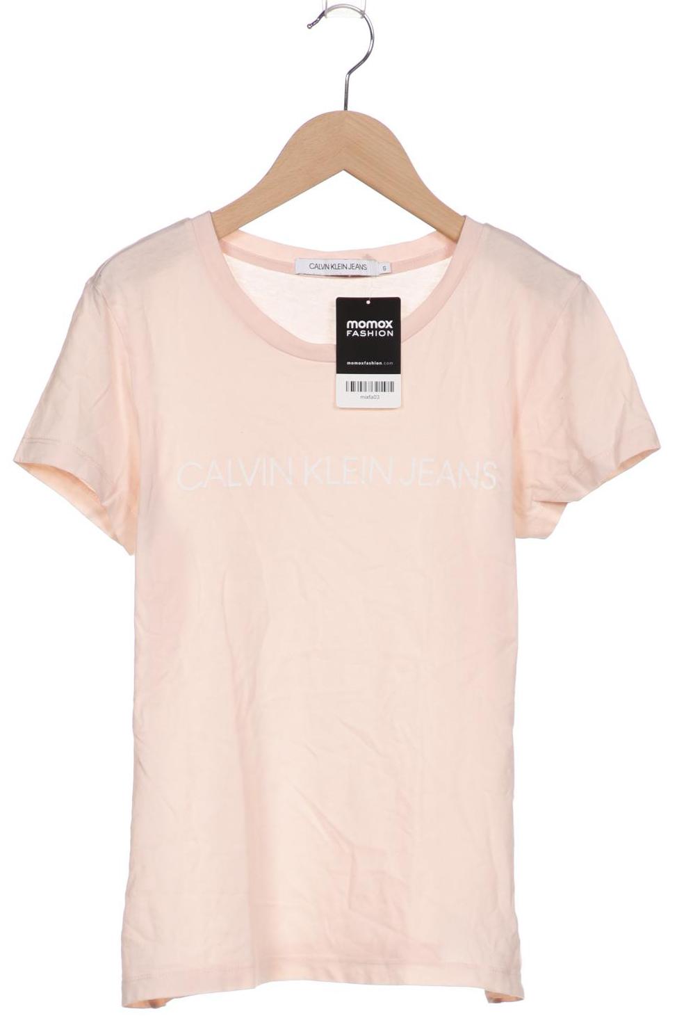 

Calvin Klein Jeans Damen T-Shirt, pink, Gr. 36