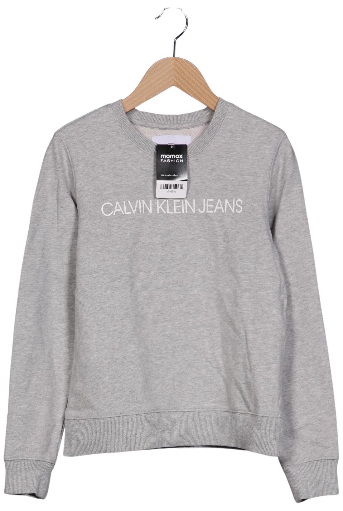 

Calvin Klein Jeans Damen Sweatshirt, grau, Gr. 34