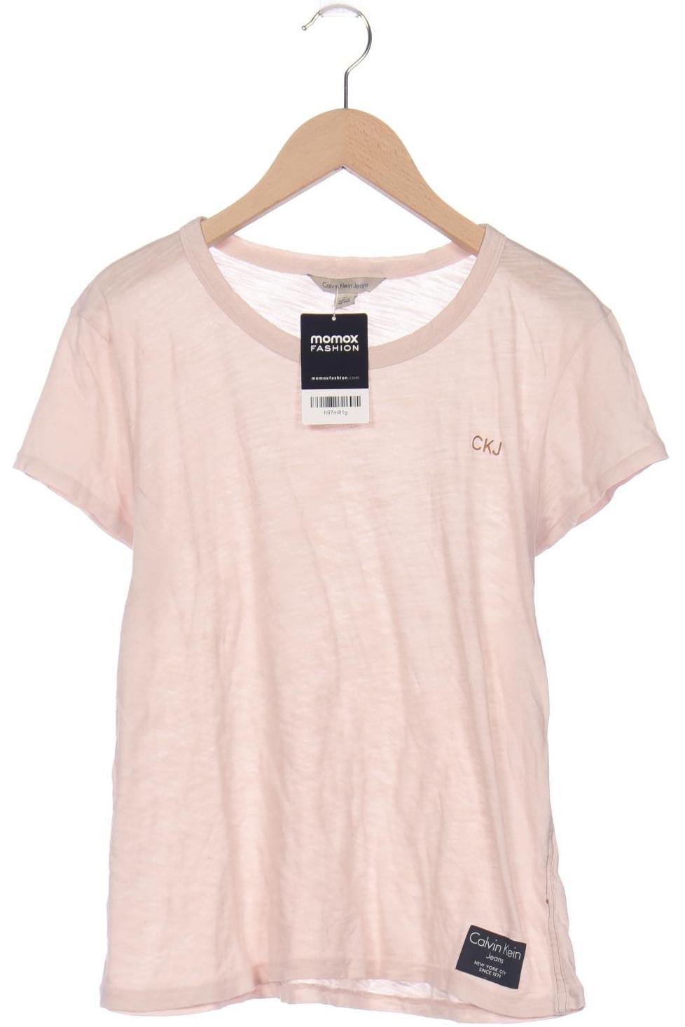 

Calvin Klein Jeans Damen T-Shirt, pink, Gr. 38