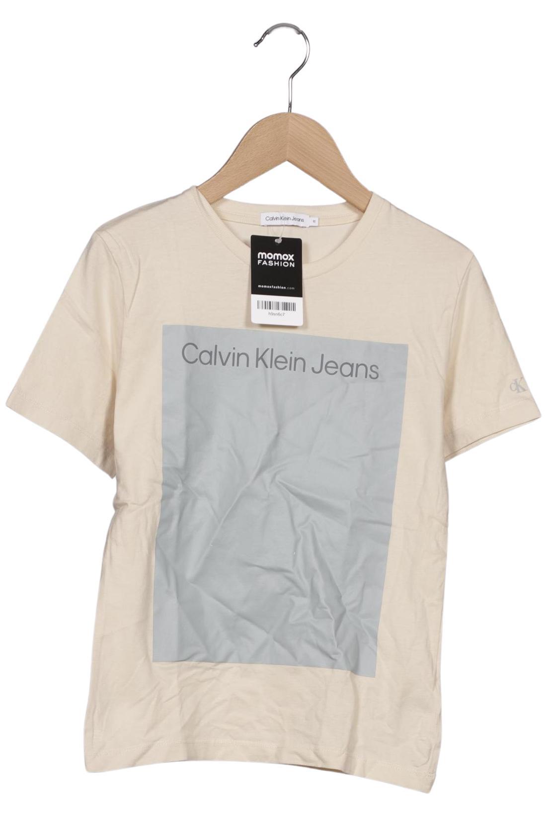 

Calvin Klein Jeans Herren T-Shirt, cremeweiß, Gr. 140
