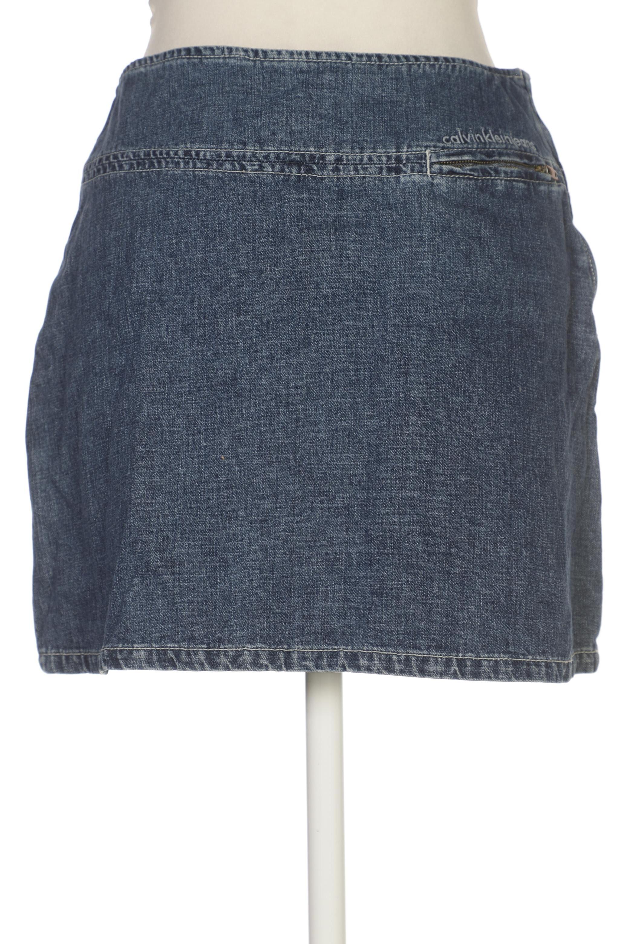 

Calvin Klein Jeans Damen Rock, blau, Gr. 26