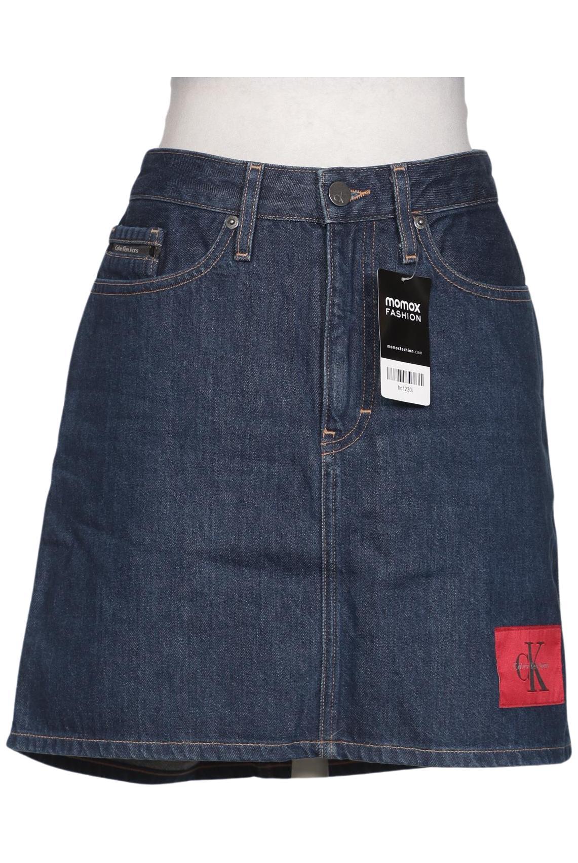 

Calvin Klein Jeans Damen Rock, blau, Gr. 29