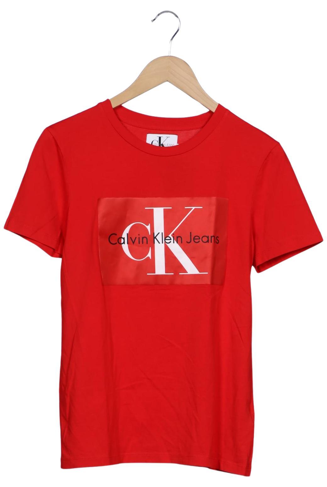 

Calvin Klein Jeans Damen T-Shirt, rot, Gr. 36