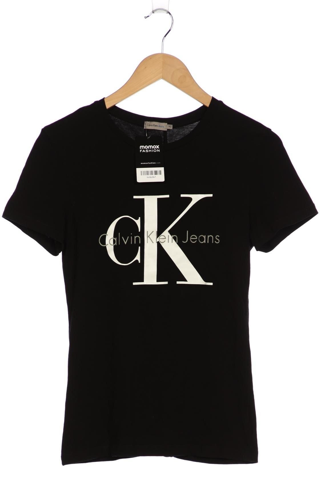 

Calvin Klein Jeans Damen T-Shirt, schwarz, Gr. 34