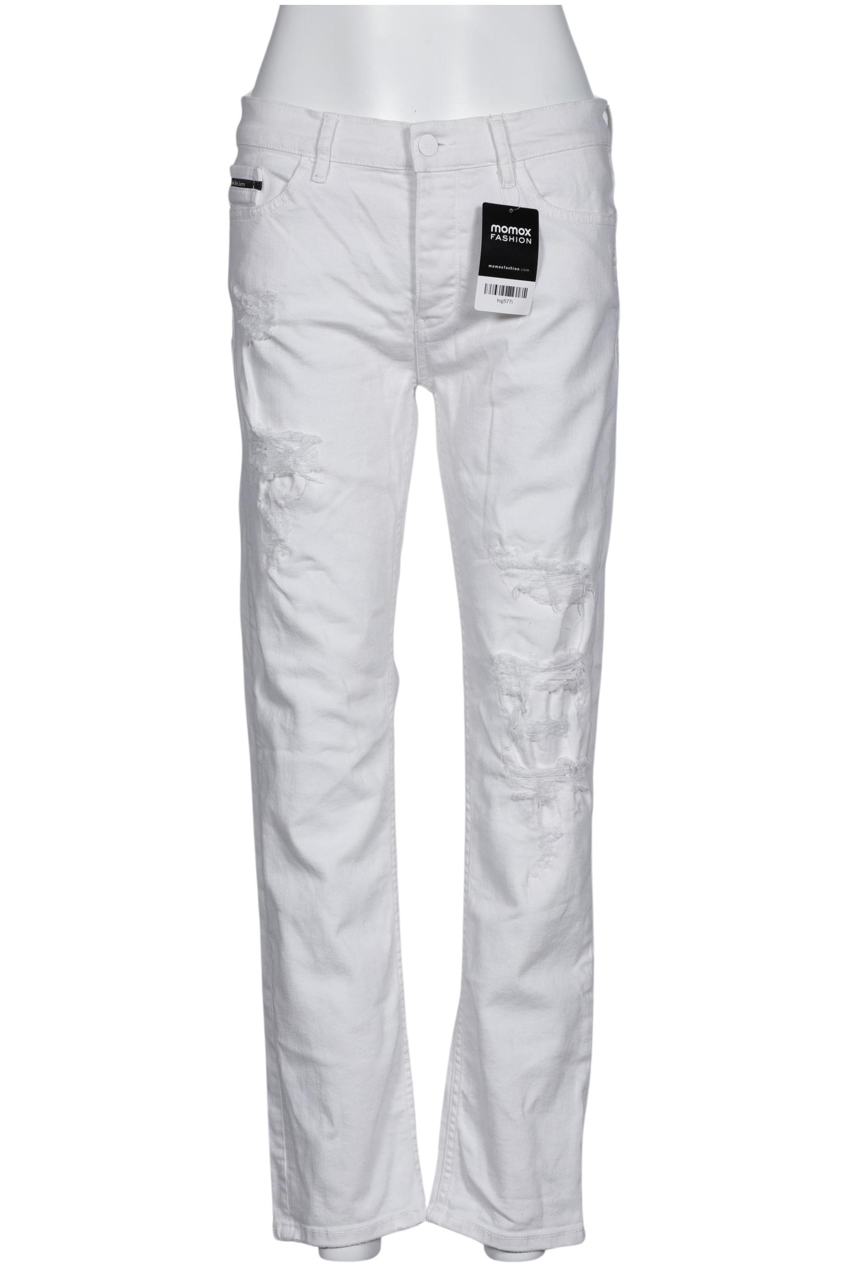

Calvin Klein Jeans Damen Jeans, weiß, Gr. 27