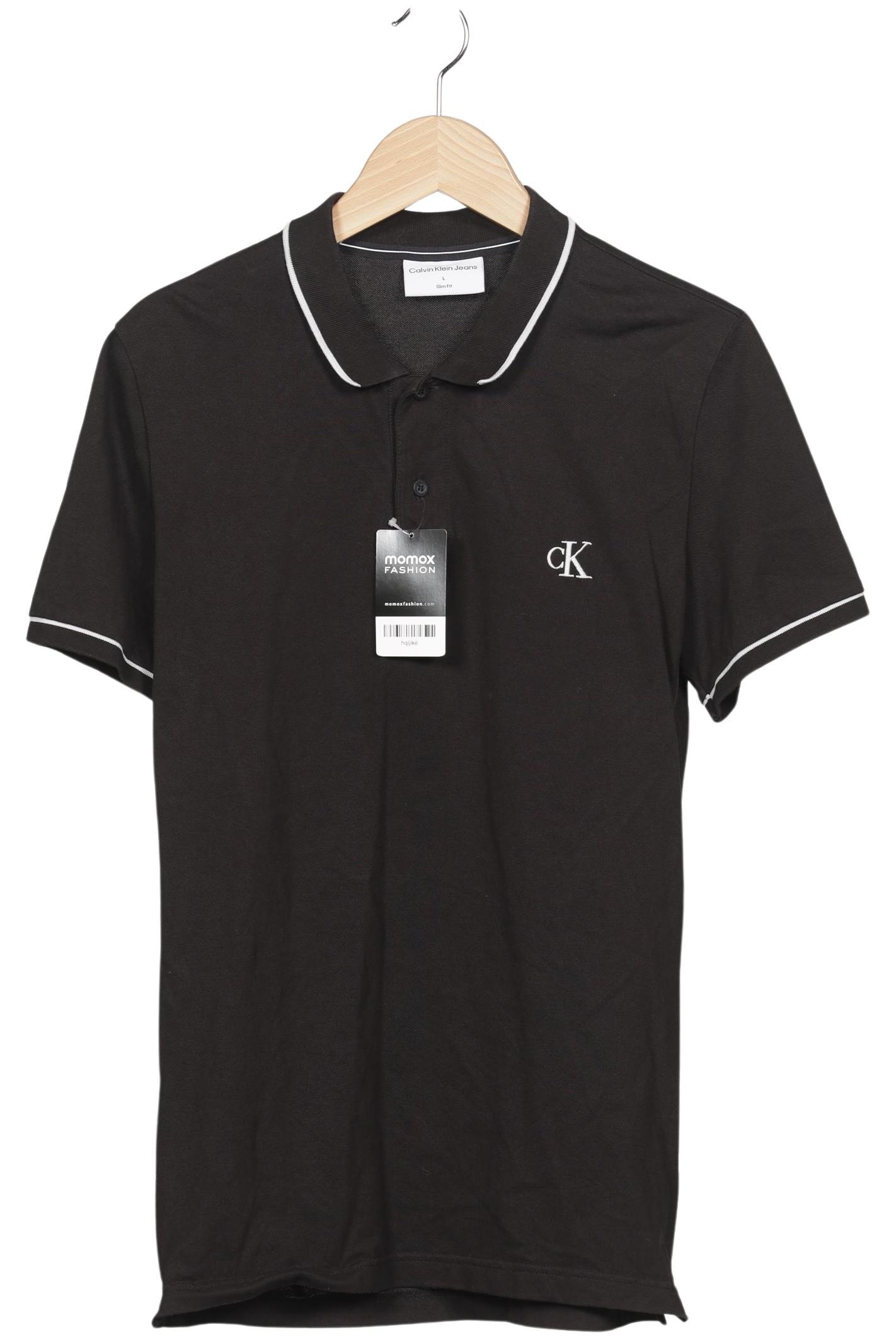 

Calvin Klein Jeans Herren Poloshirt, schwarz, Gr. 52