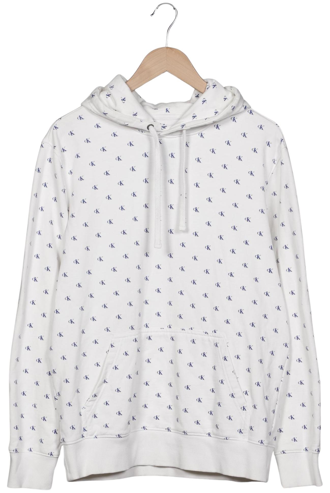 

Calvin Klein Jeans Herren Kapuzenpullover, weiß, Gr. 52