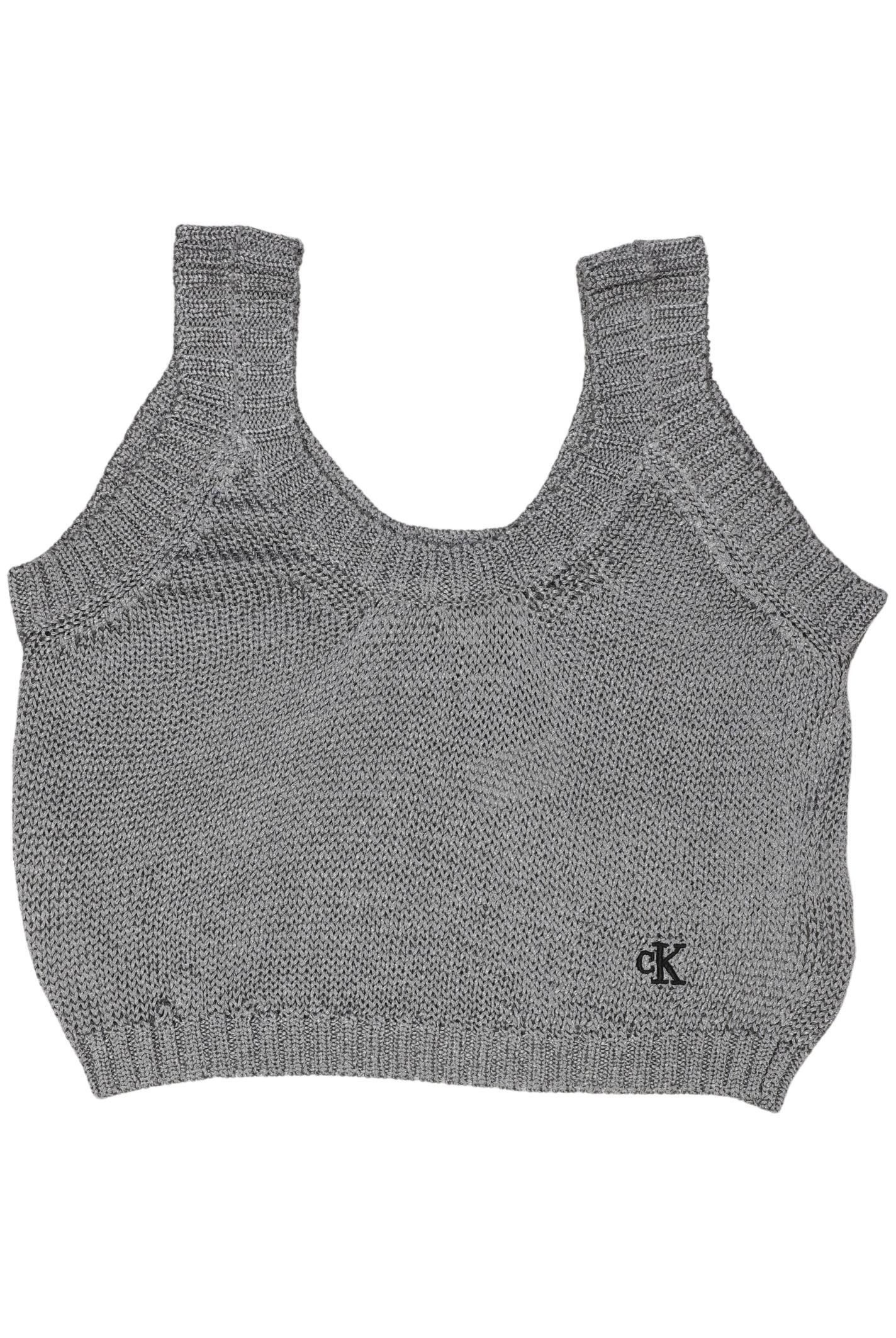 

Calvin Klein Jeans Damen Top, grau, Gr. 36