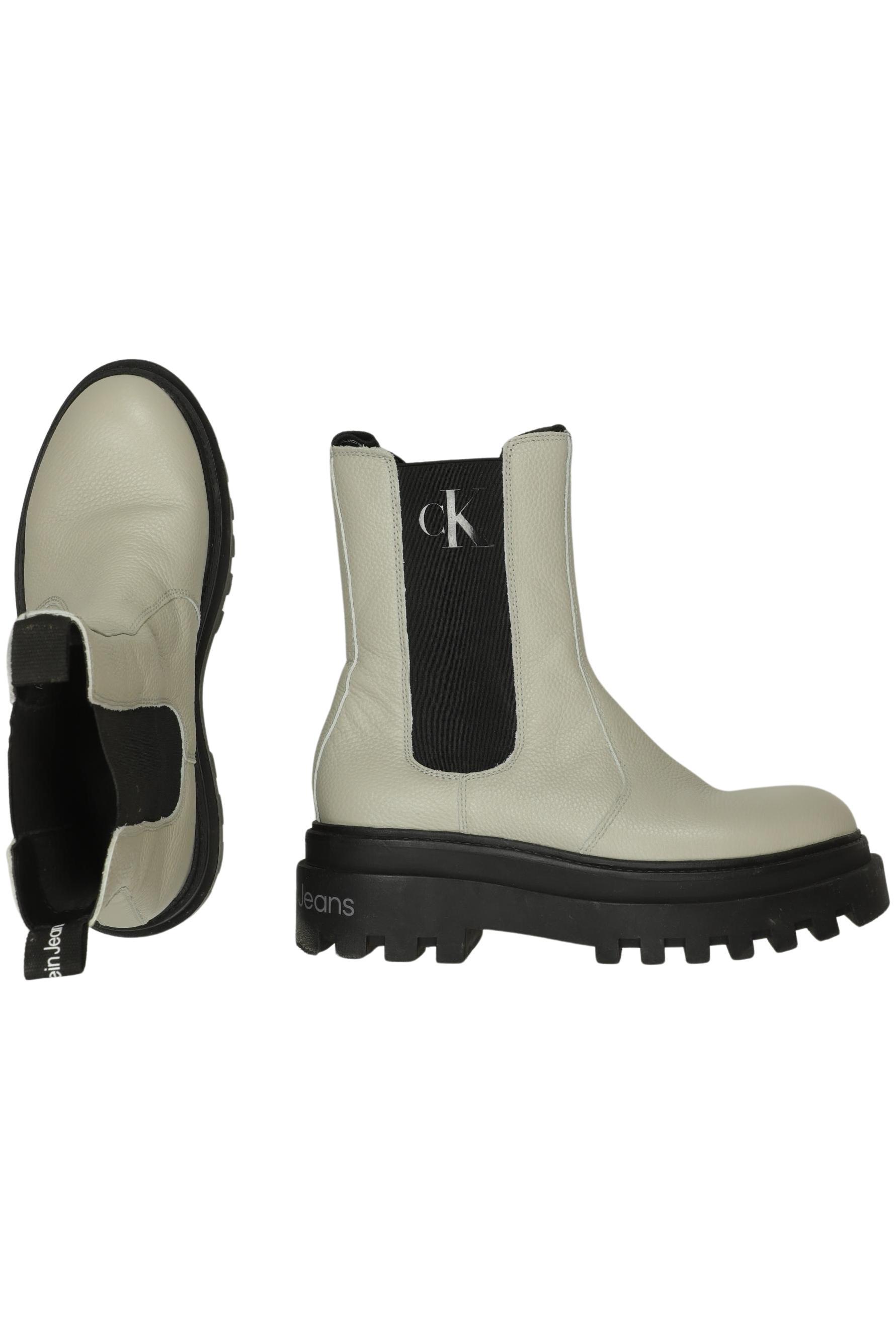 

Calvin Klein Jeans Damen Stiefel, cremeweiß, Gr. 39