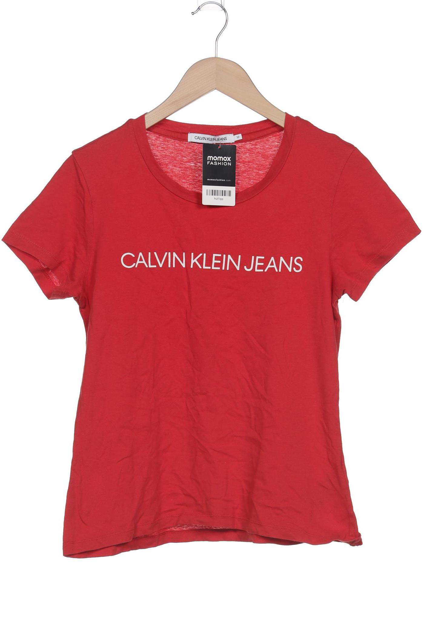 

Calvin Klein Jeans Damen T-Shirt, rot, Gr. 38