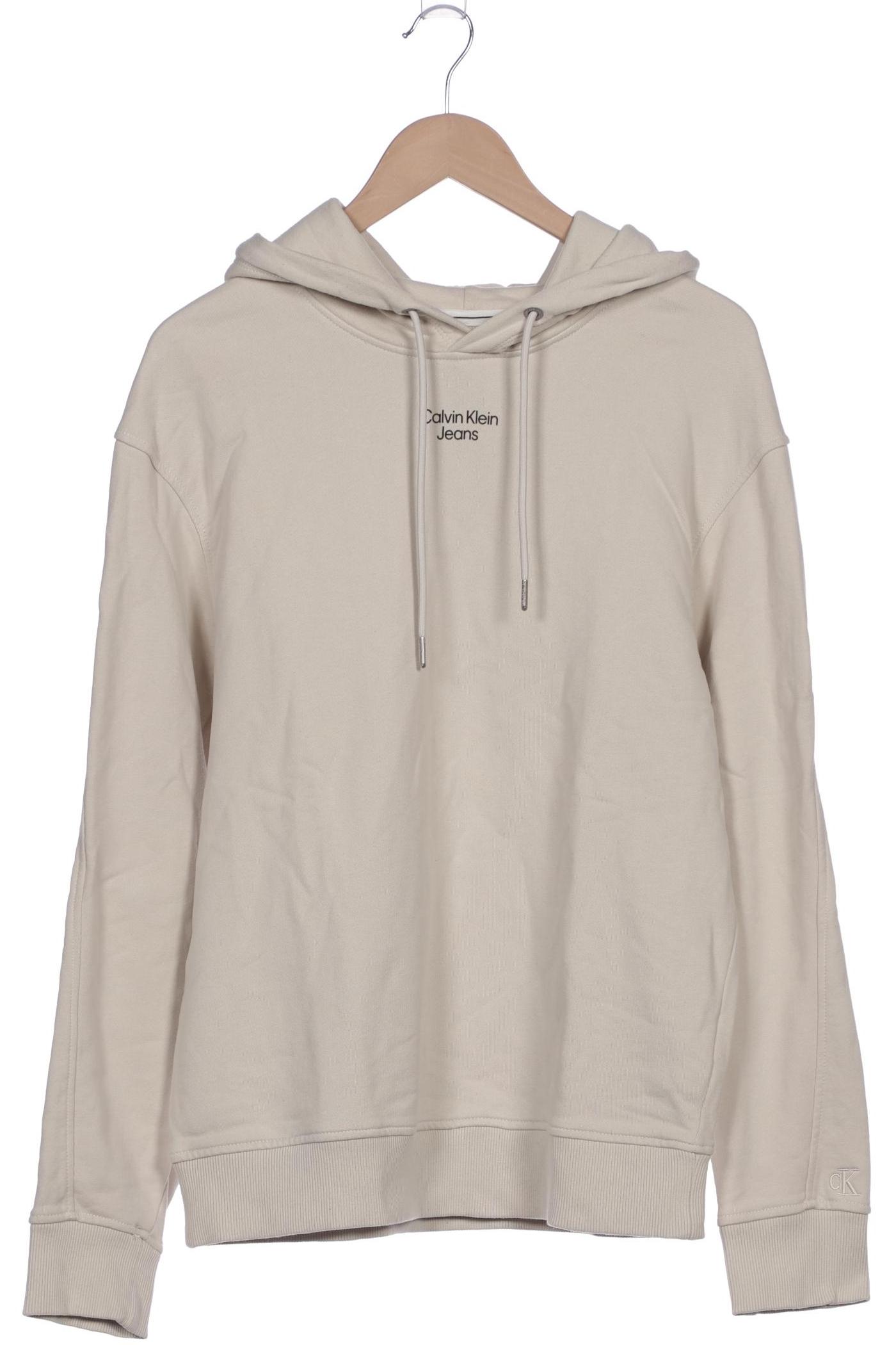 

Calvin Klein Jeans Herren Kapuzenpullover, beige, Gr. 48