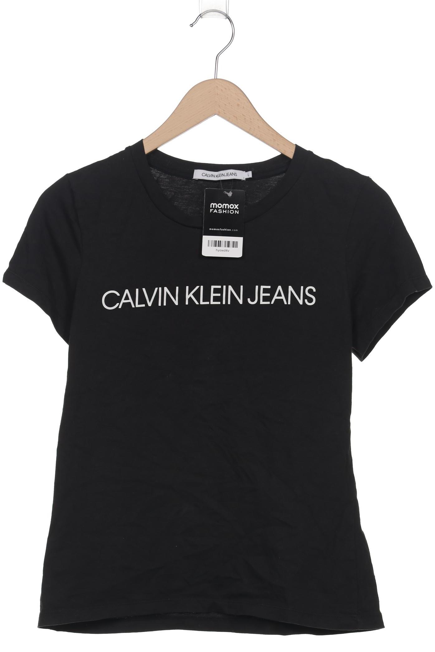 

Calvin Klein Jeans Damen T-Shirt, schwarz, Gr. 42