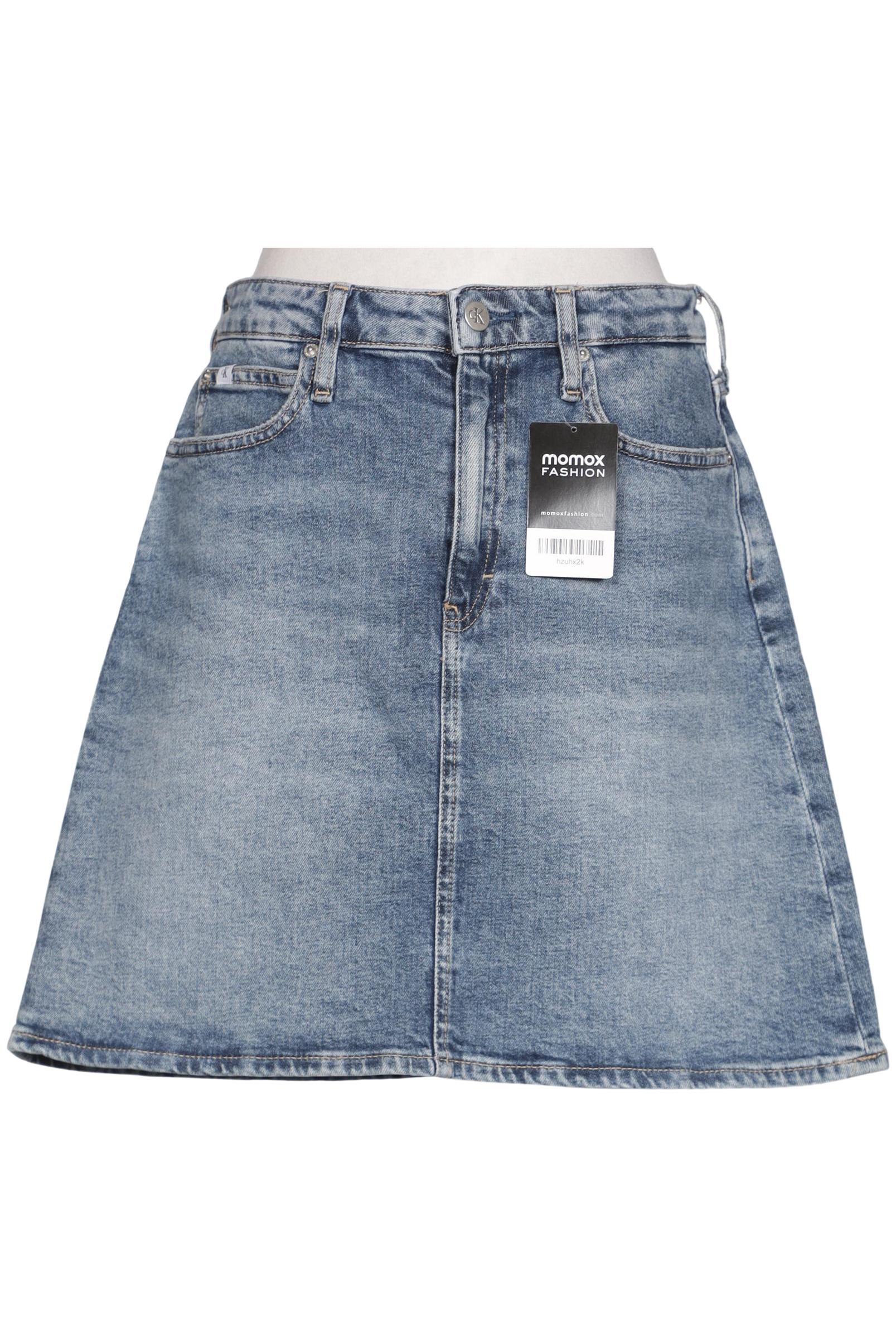 

Calvin Klein Jeans Damen Rock, blau, Gr. 28