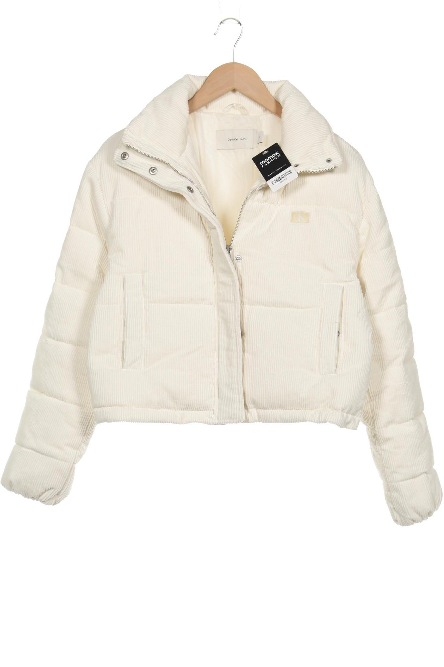 

Calvin Klein Jeans Damen Jacke, cremeweiß, Gr. 36
