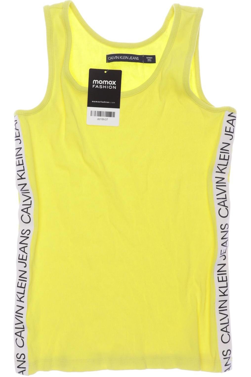 

Calvin Klein Jeans Damen Top, gelb, Gr. 34