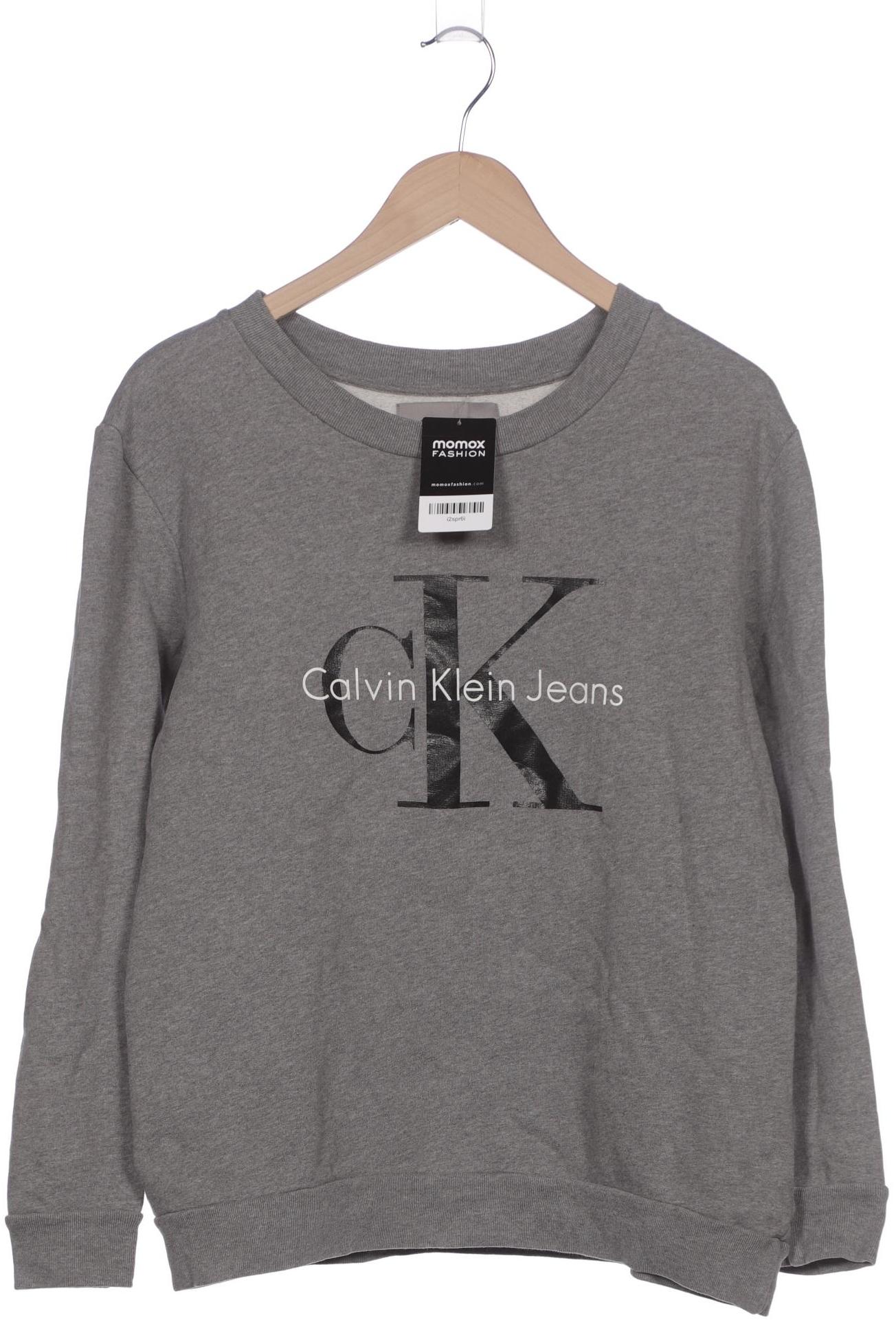 

Calvin Klein Jeans Damen Sweatshirt, grau, Gr. 36